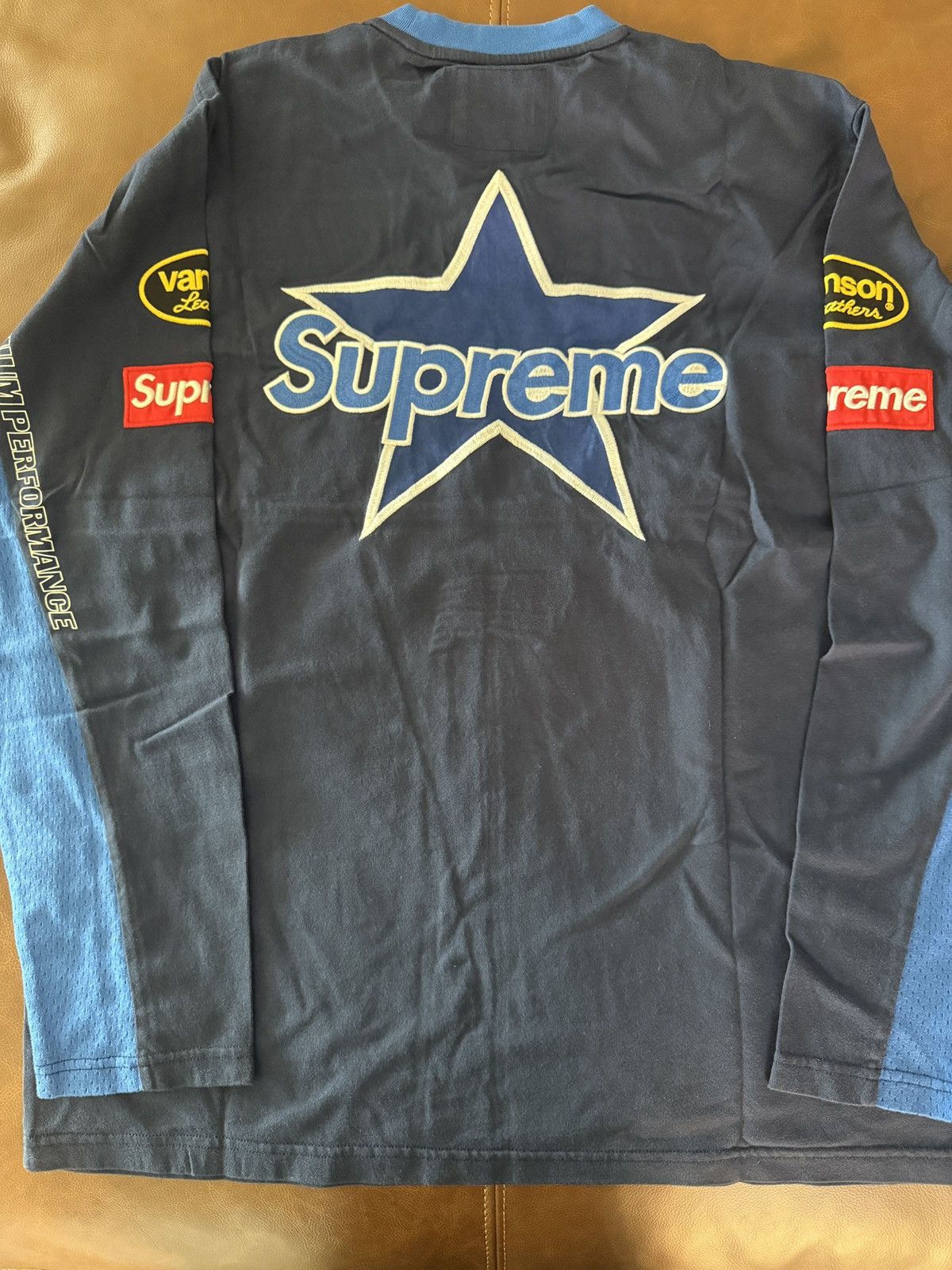 Supreme × Vanson Leathers Supreme x Vanson Leather long sleeve top Size US M / EU 48-50 / 2 - 4 Thumbnail