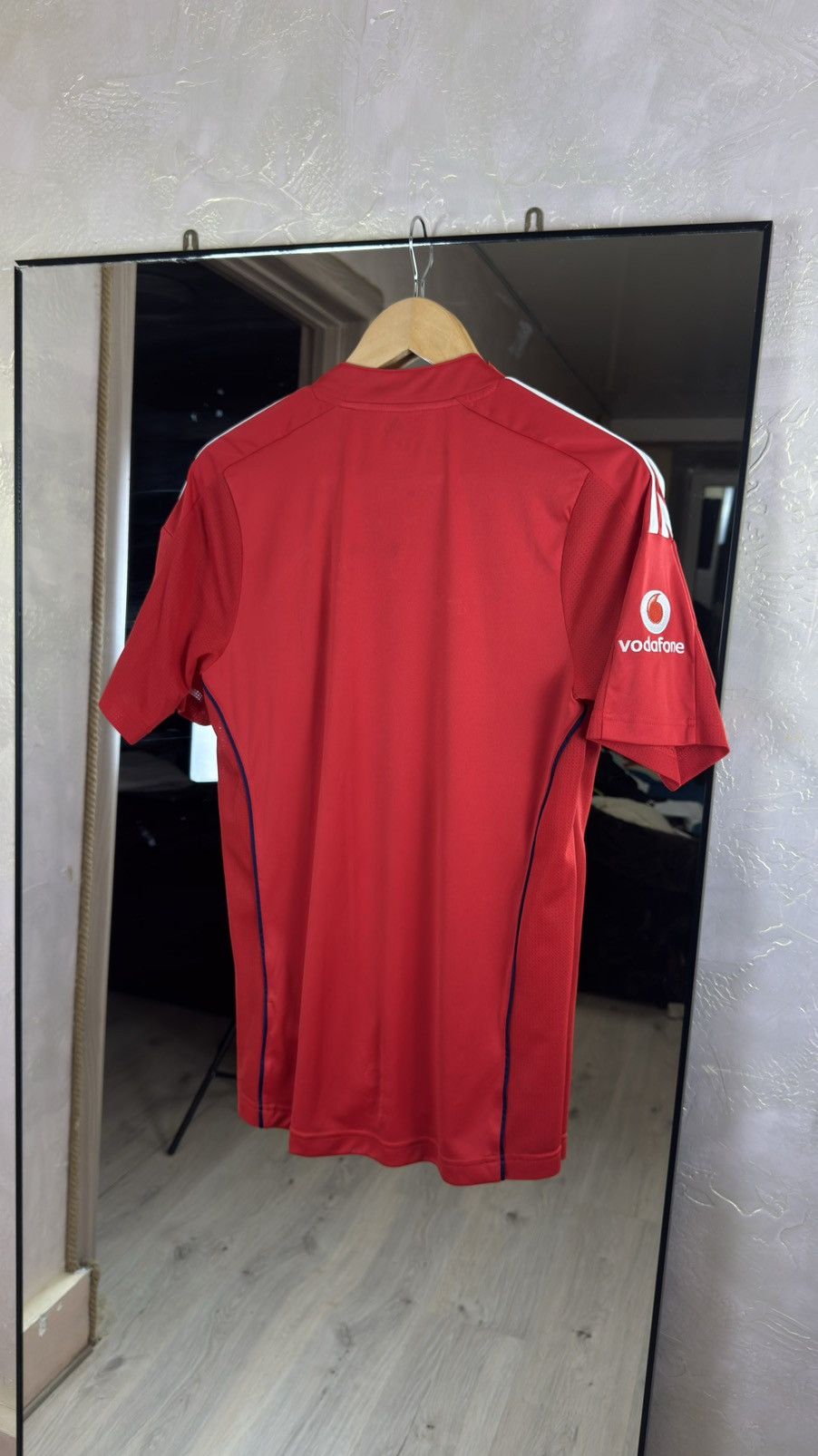 Adidas Adidas England Cricket V-Neck Vodafone Tech Jersey Size US L / EU 52-54 / 3 - 9 Thumbnail