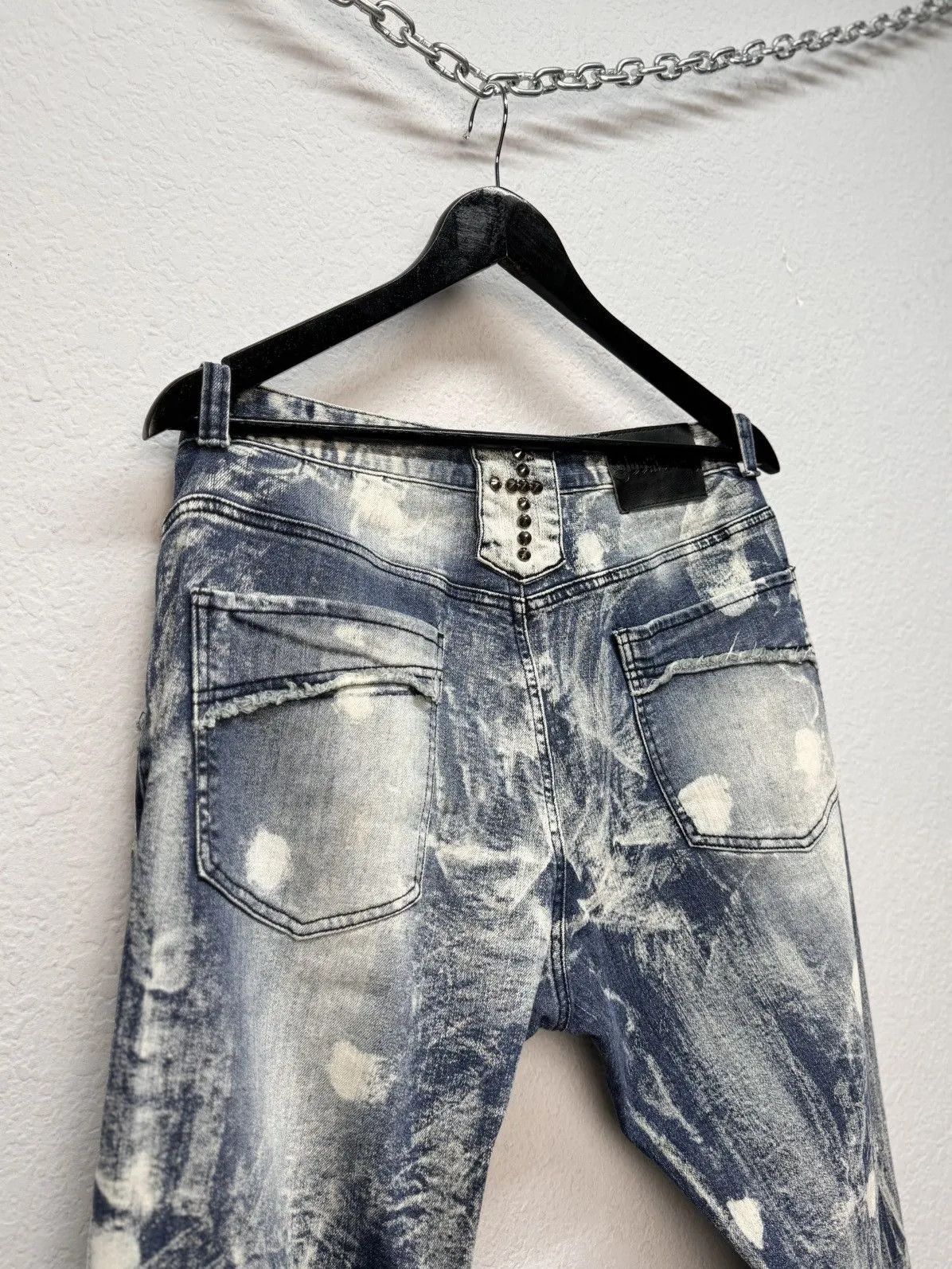 Designer × Leather VINTAGE CASUAL BALENCIAGA STYLE LEATHER PANTS MOTO RACING Size US 32 / EU 48 - 13 Thumbnail
