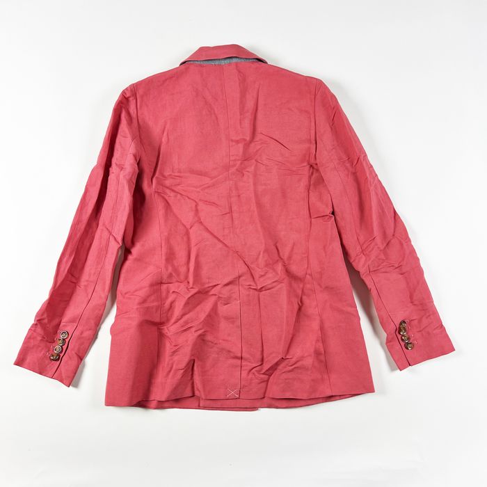 Zara Zara Linen Blend Collared Double Breasted Structure Grailed