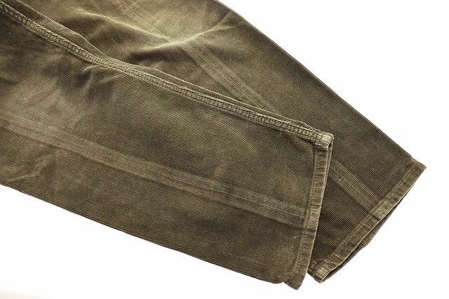 Junya Watanabe Cropped Pant Corduroy Straight Cut Cotton Zipper Plain Khaki Size US 30 / EU 46 - 6 Thumbnail