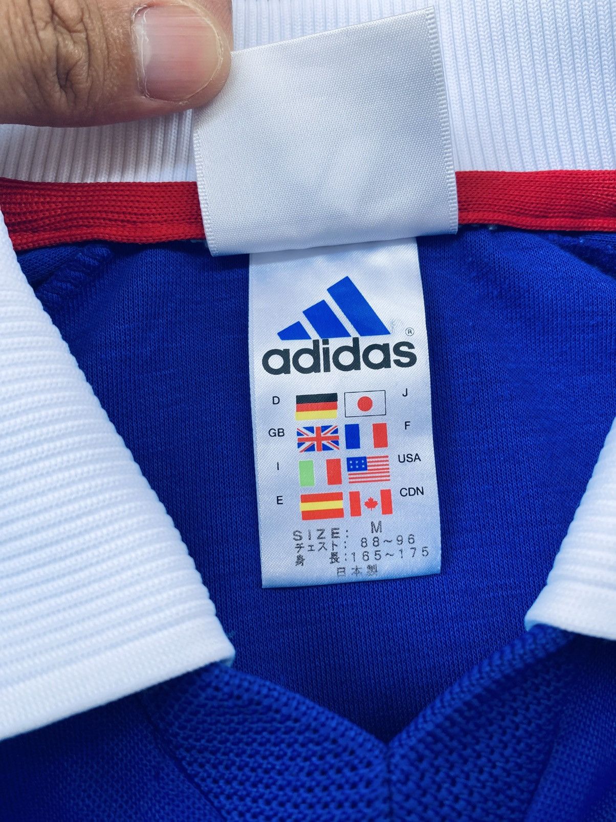 Adidas Vintage 1999-00 Adidas JFA Home Jersey Size US M / EU 48-50 / 2 - 10 Thumbnail