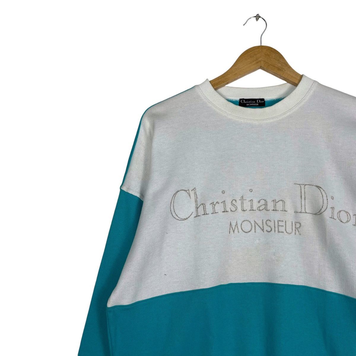 Christian Dior Monsieur × Vintage 💥90s CHRISTIAN DIOR SPORT CREWNECK PULLOVER SWEATSHIRT Size US L / EU 52-54 / 3 - 6 Thumbnail