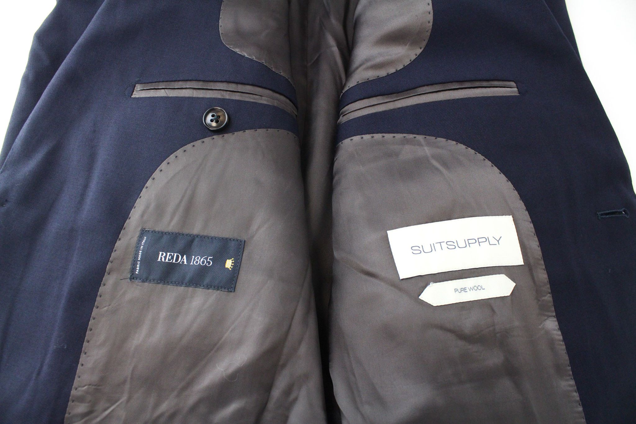 Suitsupply NAPOLI UK38R Navy Wool Blazer 67757 Size 38R - 5 Thumbnail