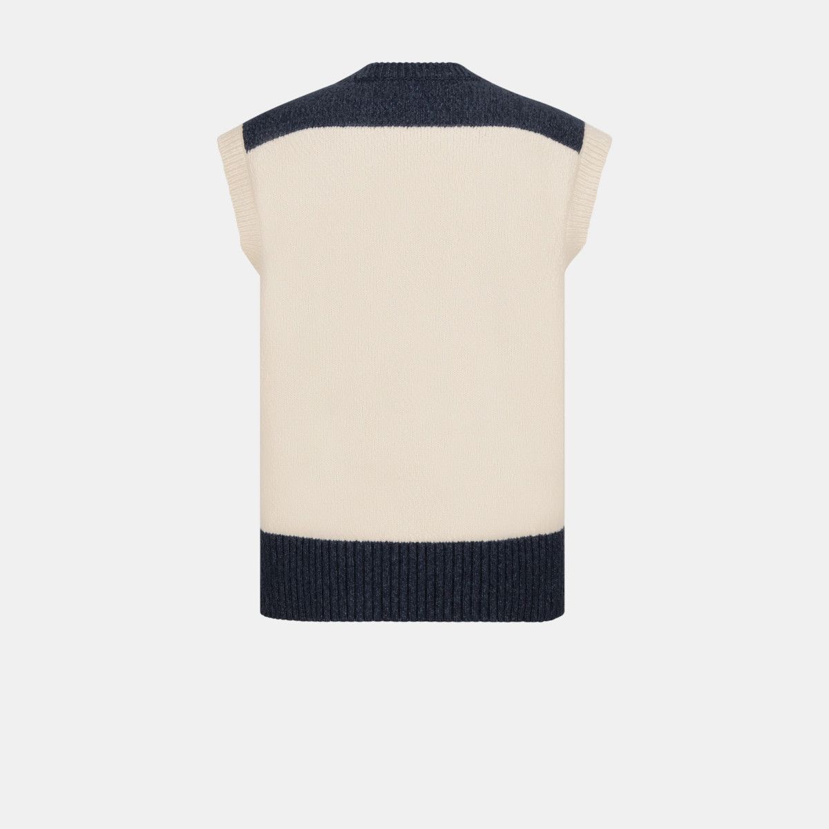 Dior o1bcso1str0225 Tears Sleeveless Sweater in White Size US M / EU 48-50 / 2 - 2 Thumbnail