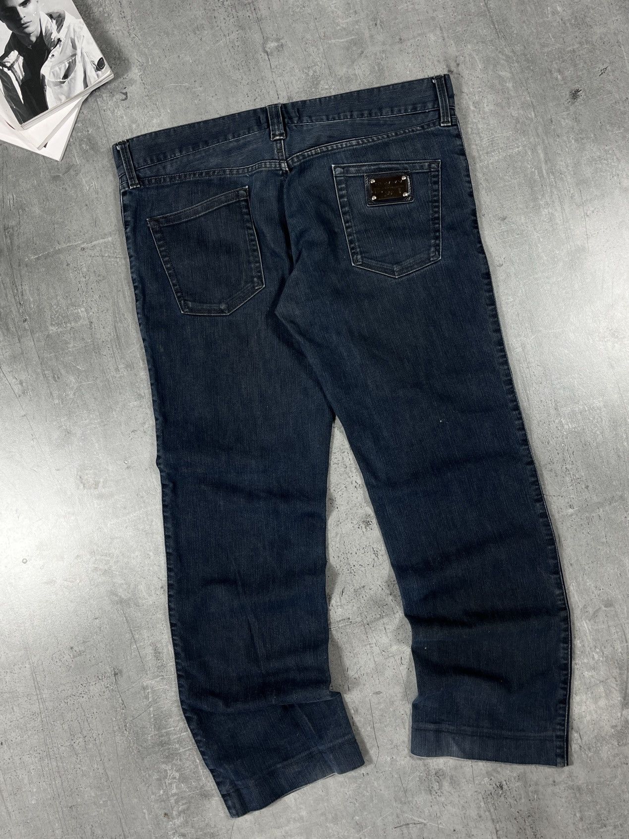 Dolce & Gabbana Vintage Dolce&Gabbana Jeans Magic Regular High Straight Wide Size US 33 - 1 Thumbnail