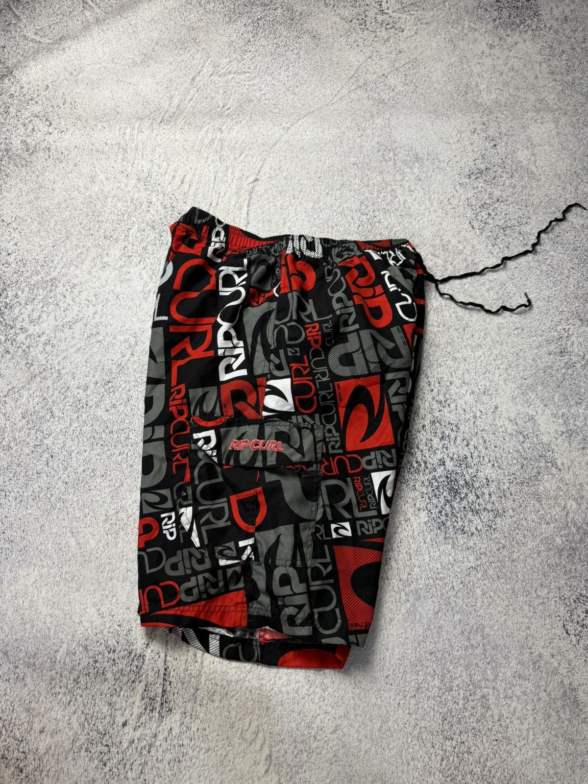 Rip Curl Vintage Rip Curl Monogram Nylon Shorts USA OOs Size US 34 / EU 50 - 10 Thumbnail