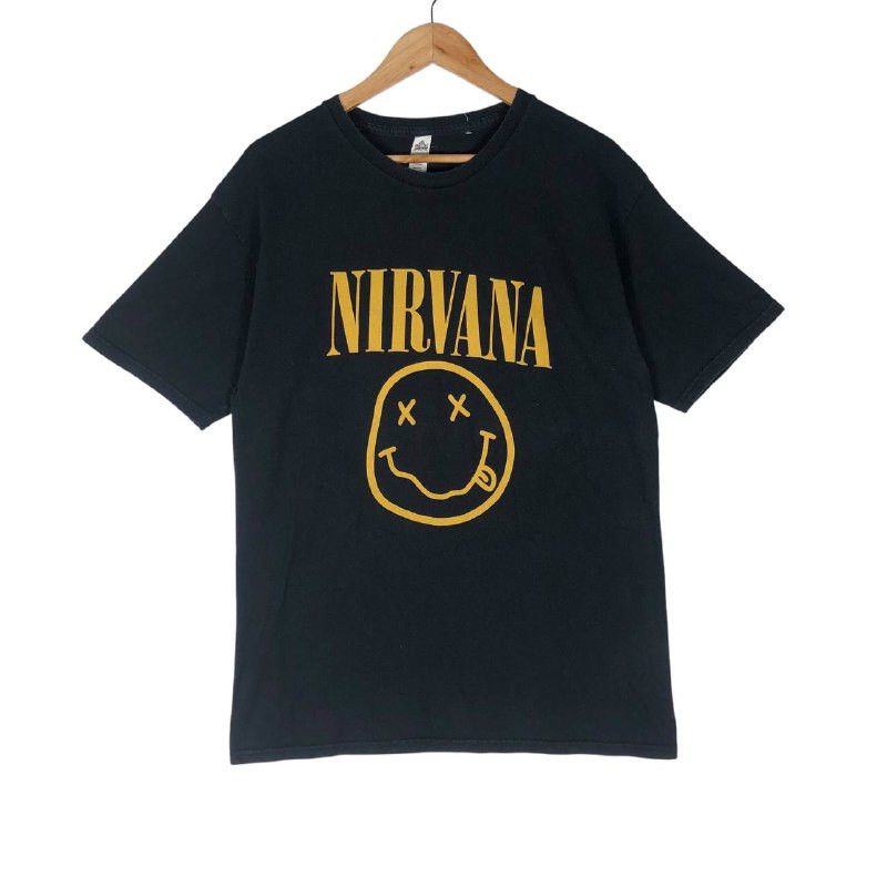 Band Tees Vintage Nirvana Smile Face T-shirt Size US L / EU 52-54 / 3 - 1 Thumbnail