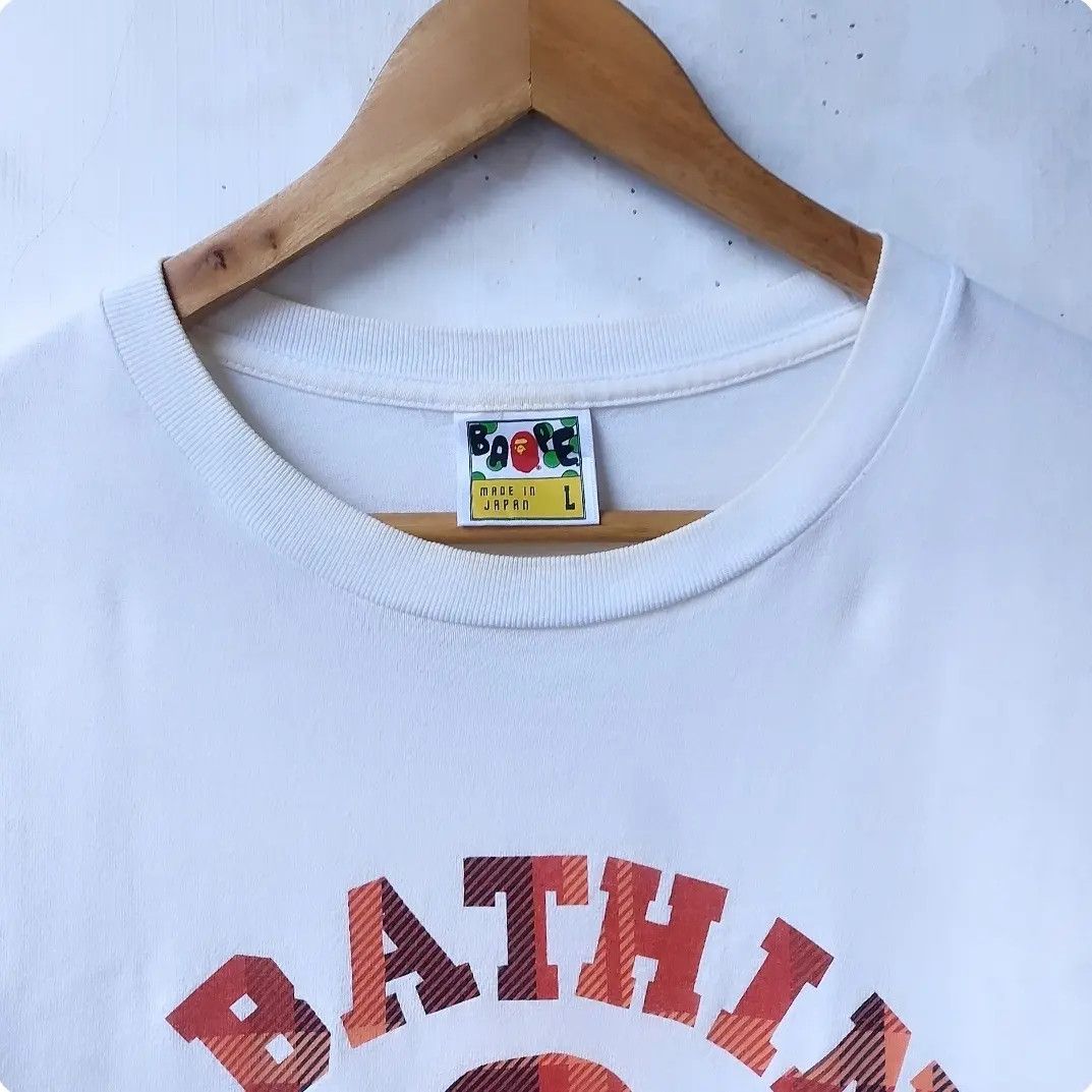 Bape BAPE HEAD PLAID TSHIRT Size US L / EU 52-54 / 3 - 7 Thumbnail