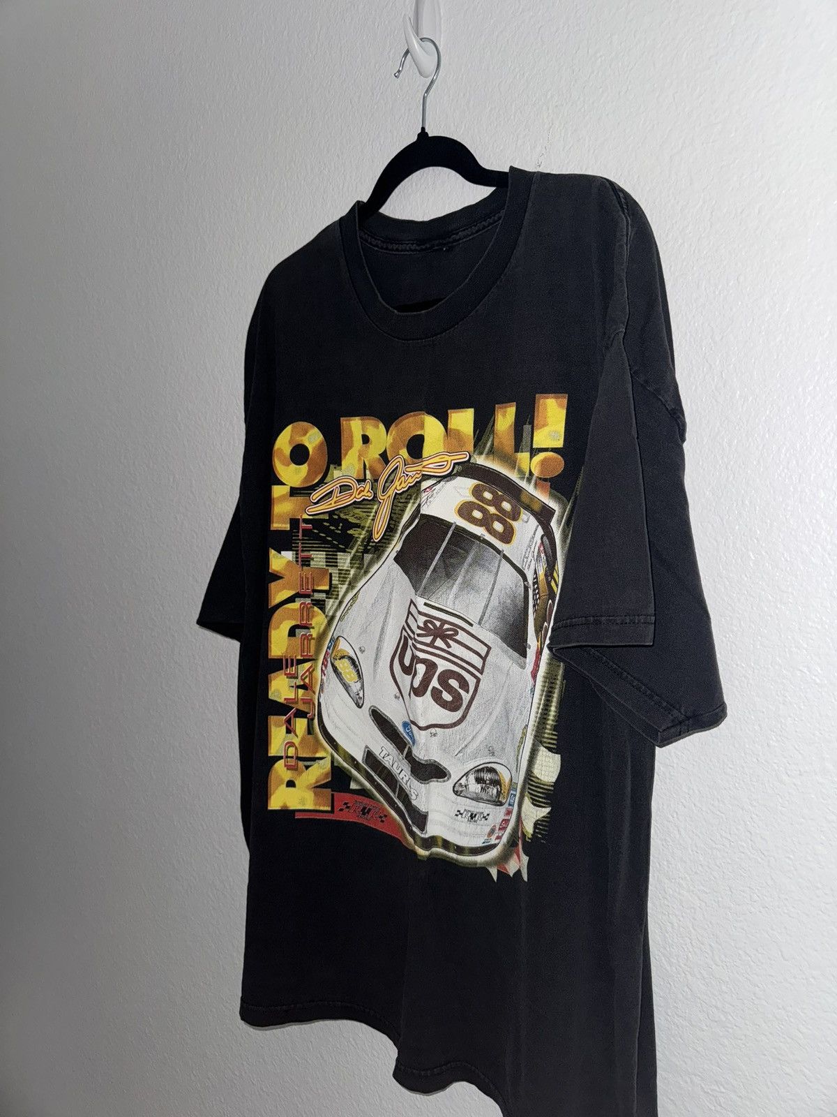 Vintage Vintage Dale Jarrett Nascar Race Tee Size US XL / EU 56 / 4 - 2 Thumbnail
