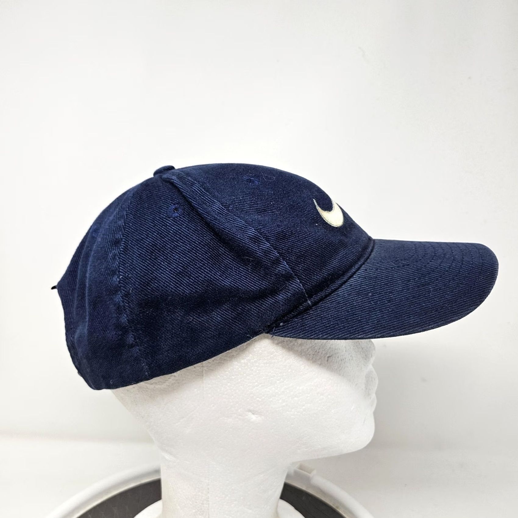 Nike VINTAGE Nike Hat Snapback Baseball Cap One Size Blue Swoosh Embroidered 90s Y2K Mens Size ONE SIZE - 3 Thumbnail