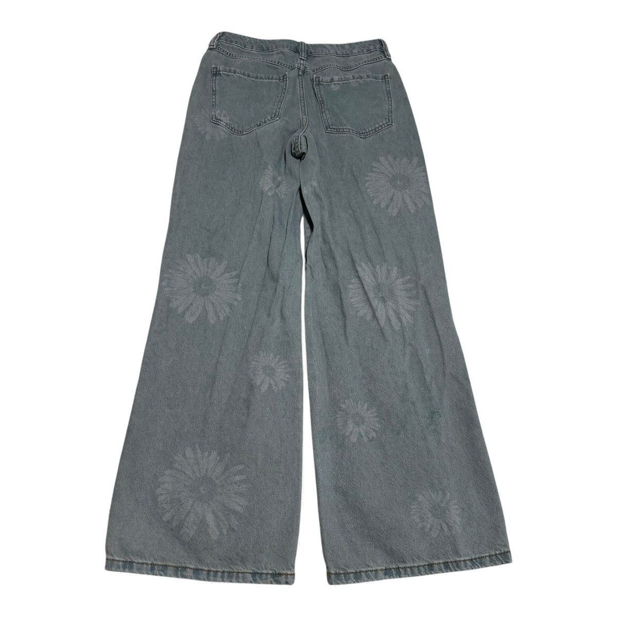 Forever 21 Forever 21 Floral Dandelion Baggy Jeans Women’s 26 (28x30) Size 28" / US 6 / IT 42 - 2 Thumbnail