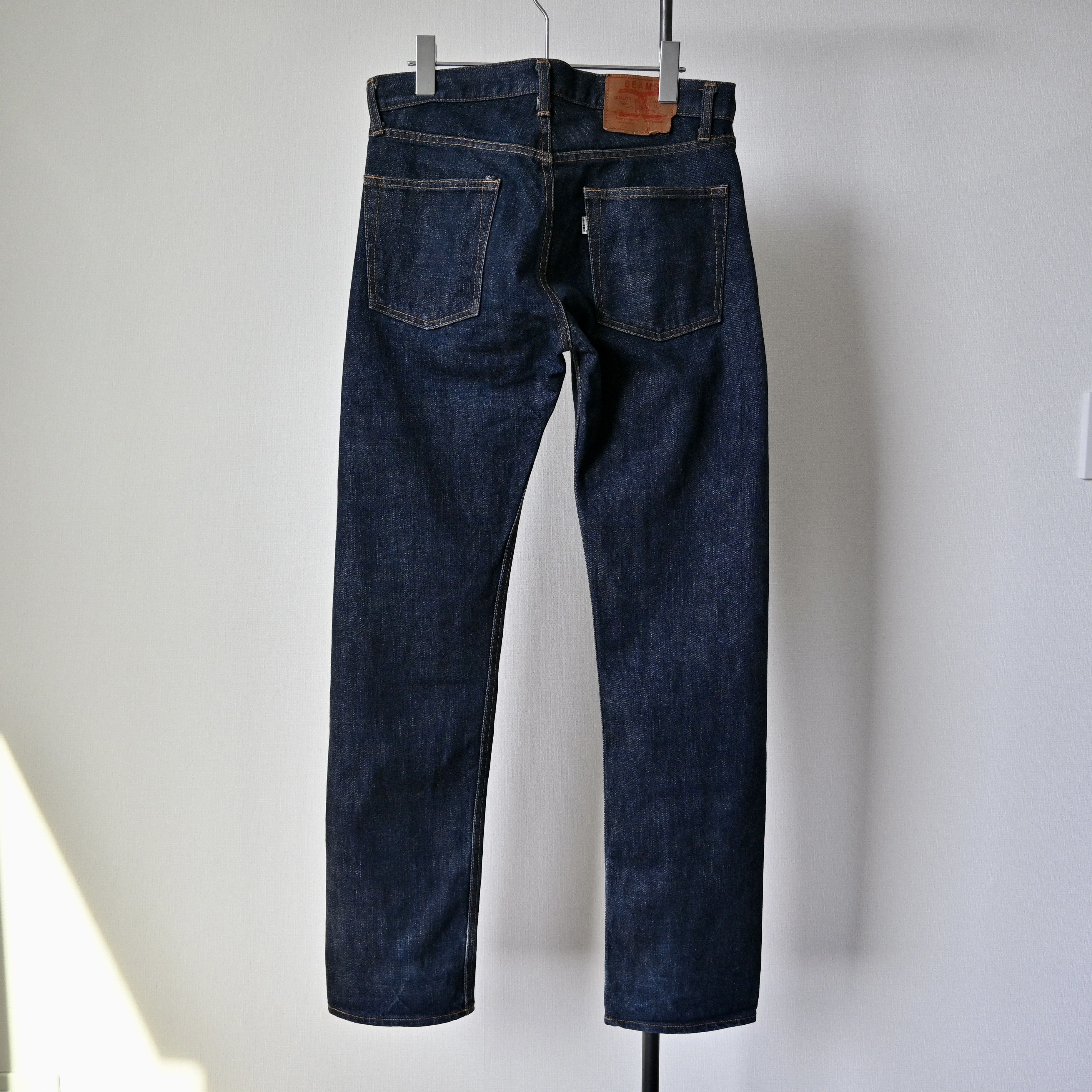 Beams Japan VTG 1990s BEAMS slim straight denim jeans, made in Japan Size US 32 / EU 48 - 2 Thumbnail