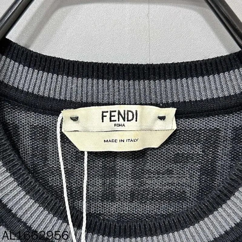Fendi Fendi Gray Logo Print Women's Dress . Size XXS / US 00 / IT 34 - 4 Thumbnail