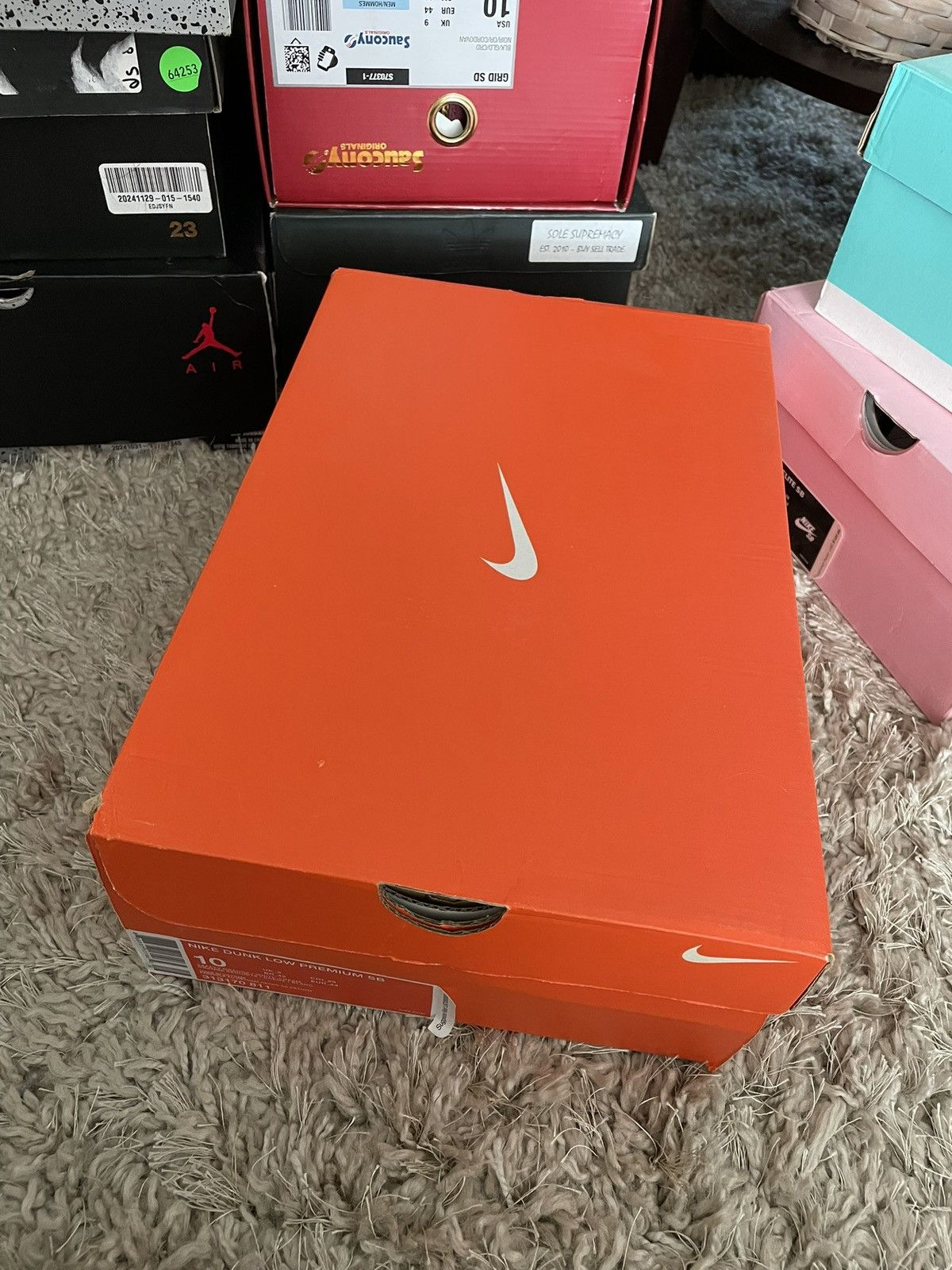 Nike SB Nike Dunk Low SB Orange Box Size US 10 / EU 43 - 11 Thumbnail
