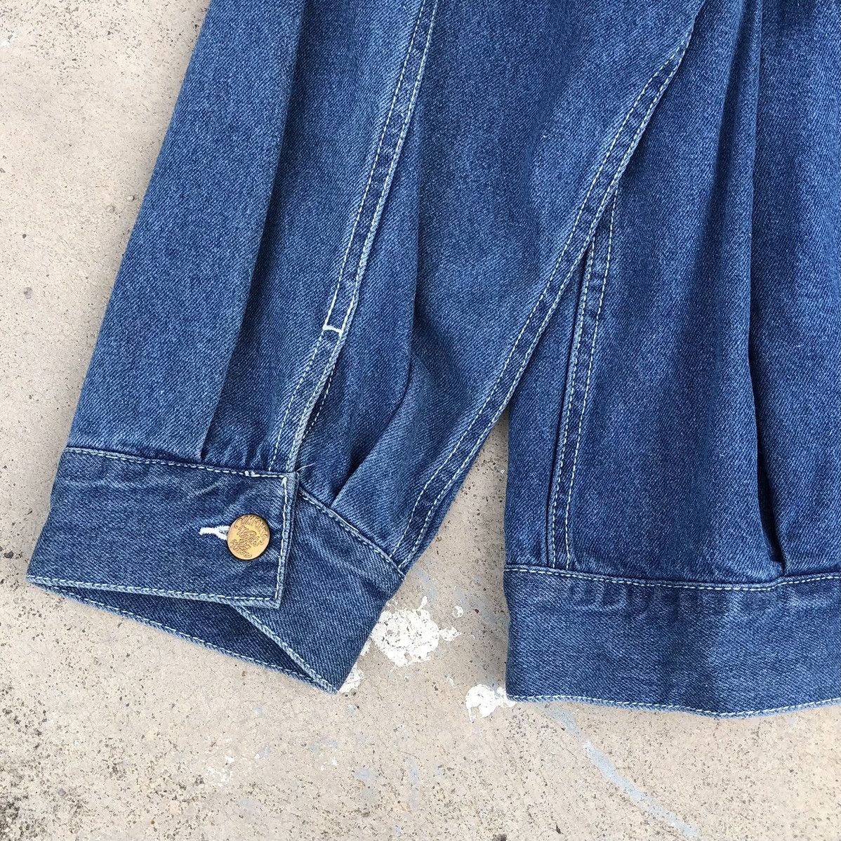 Vintage Vintage Minoya Co.Man Baggy Denim Jacket With Pockets Size US L / EU 52-54 / 3 - 8 Thumbnail