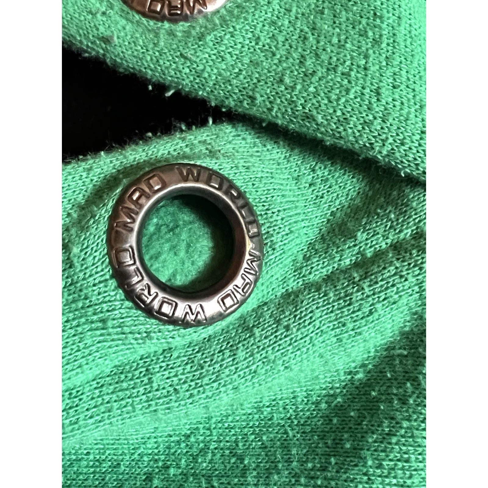 Vintage VINTAGE Mad World Hoodie Mens Medium Green Pop Art RARE J.J. Dyone Mad World Modeno Hooded Pullover Cotton Fall Winter Spring Art Mens Size US M / EU 48-50 / 2 - 5 Thumbnail