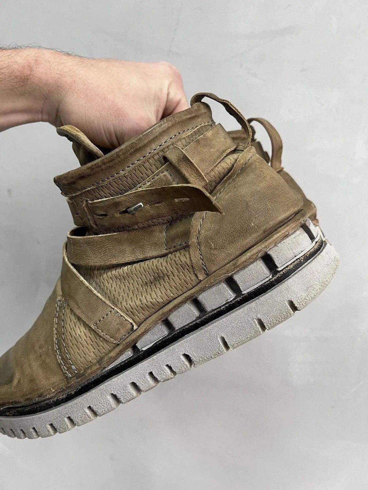 A.S.98 Vintage ankle chunky moto boots a.s. 98 belted guidi style Size US 8 / EU 41 - 5 Thumbnail