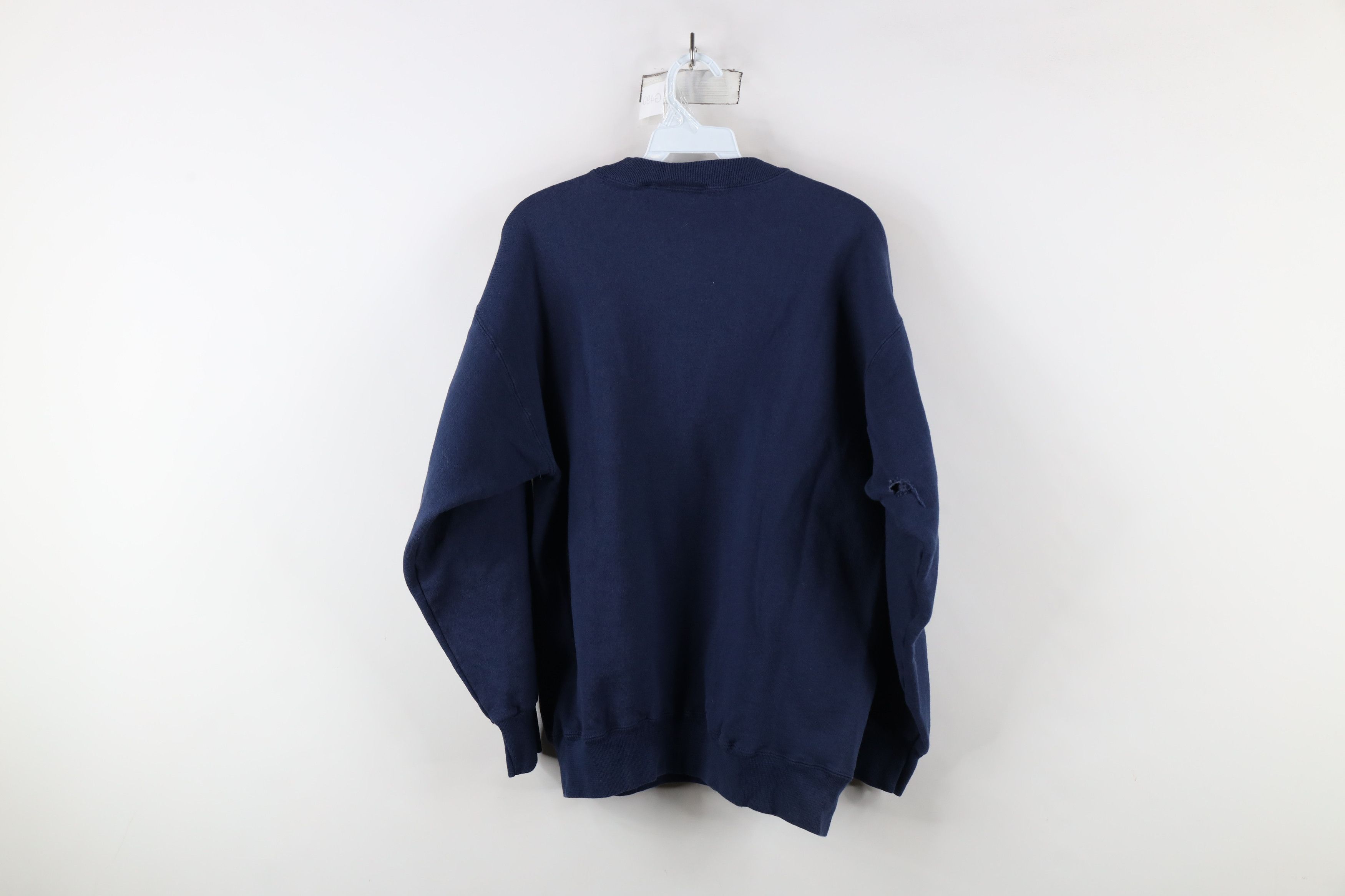 Spalding × Vintage Vintage 90s Spalding Faded Heavyweight Sweatshirt Cotton USA Size US M / EU 48-50 / 2 - 8 Thumbnail