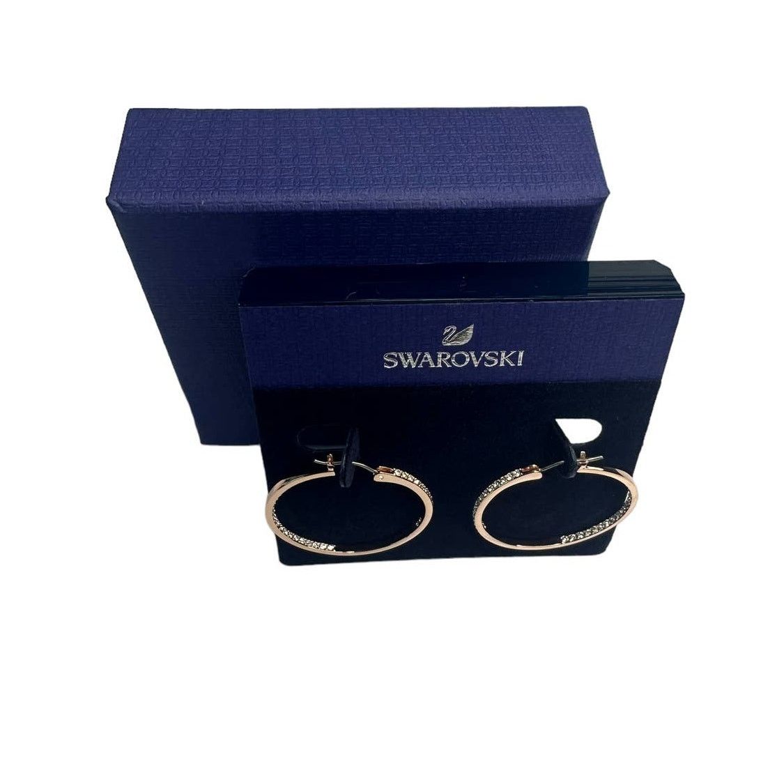 Swarovski Swarovski Sommerset Medium hoop earrings Size ONE SIZE - 4 Thumbnail