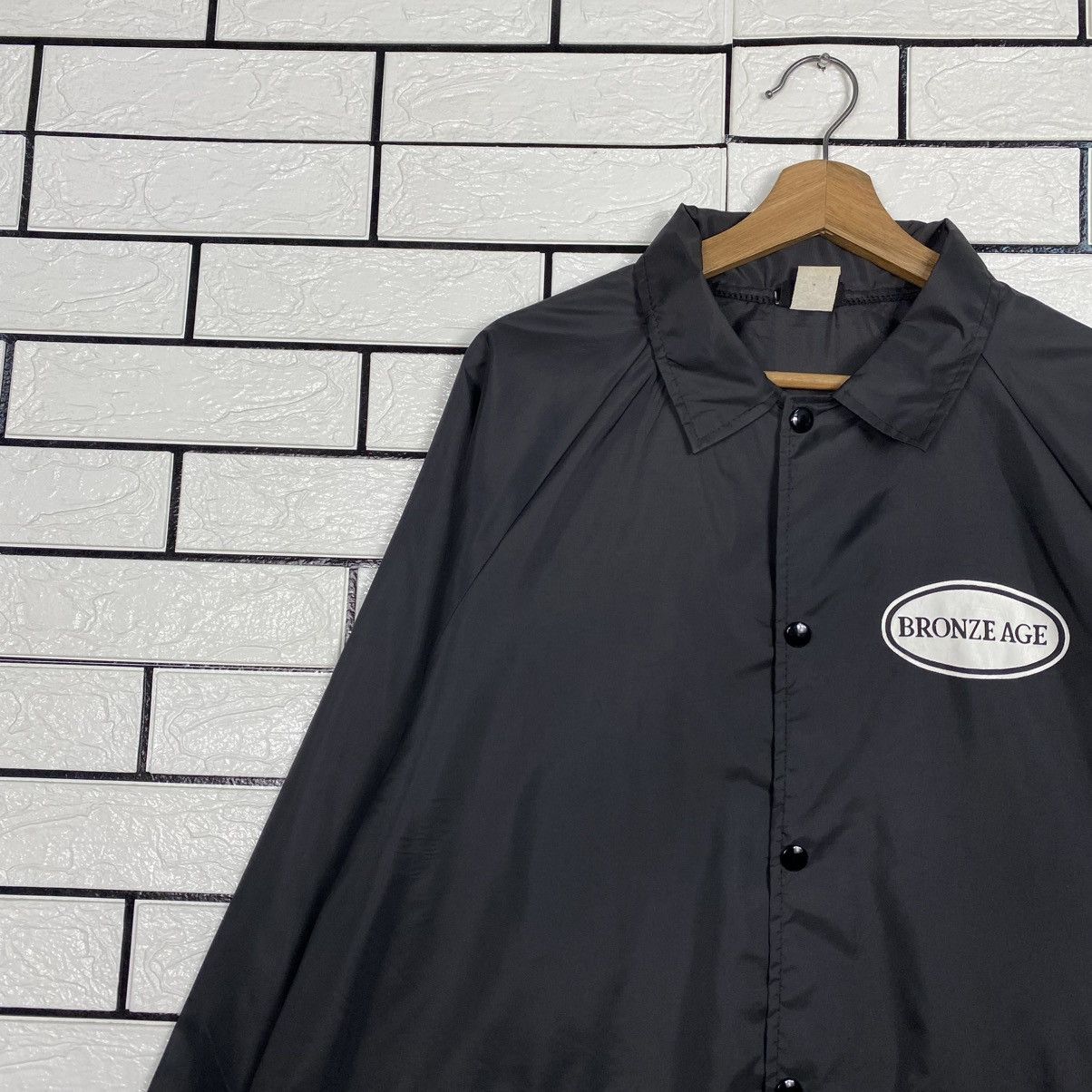 Vintage 🔥VINTAGE LIGHT JACKET SNAP BRONZE AGE MADE IN USA Size US L / EU 52-54 / 3 - 8 Thumbnail