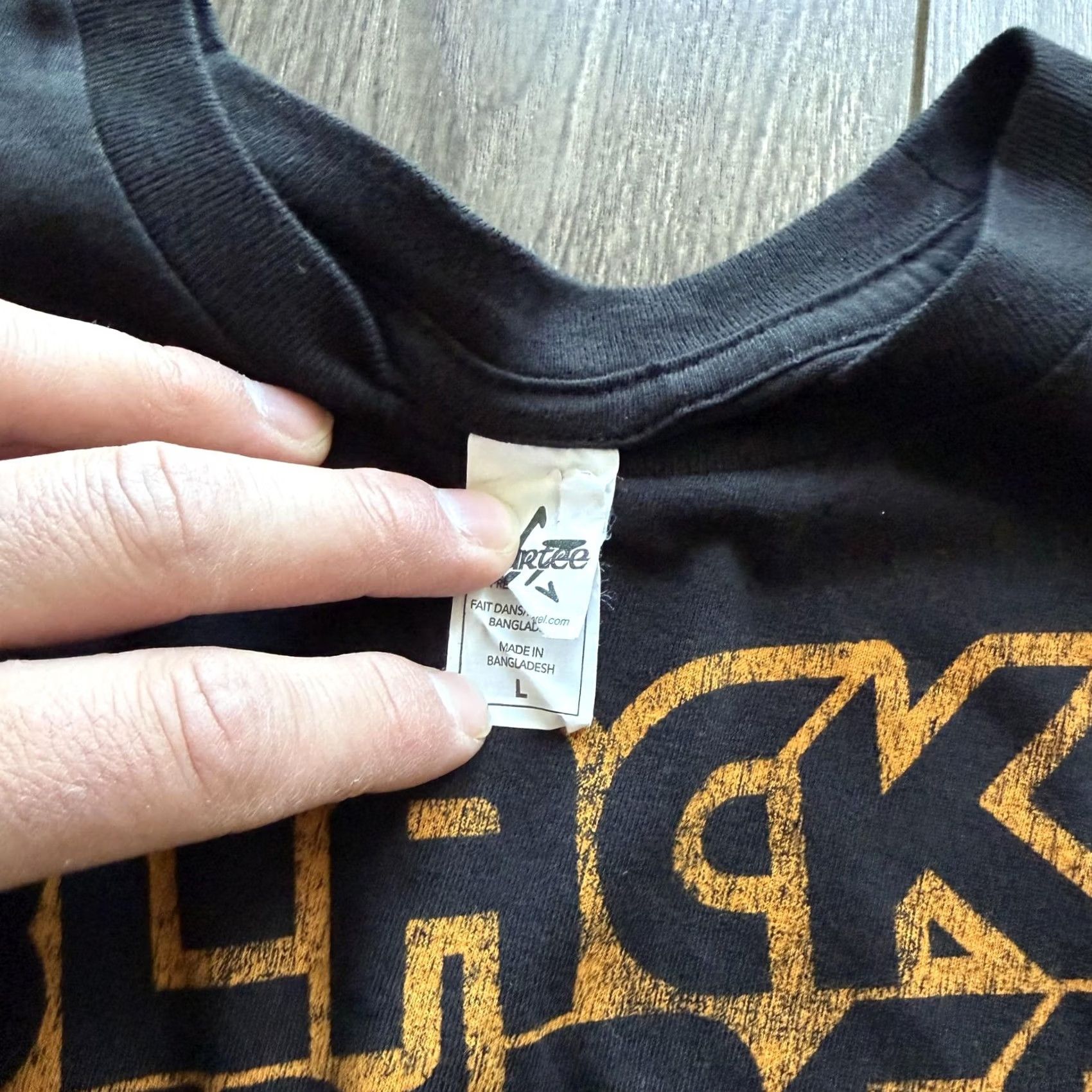 Vintage Y2K Black Eyed Peas Band Tee Shirt Mens Large Black Gas Mask Graphic Freeze Mens T-Shirt Short Sleeve Crew Neck Graphic Print Musical Eye Vintage No Size US L / EU 52-54 / 3 - 5 Thumbnail