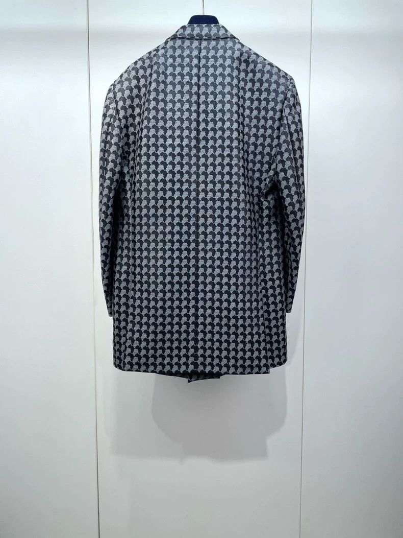 Louis Vuitton Louis Vuitton Black and grey plaid blazer jacket 2504-Nexta Size US M / EU 48-50 / 2 - 2 Thumbnail