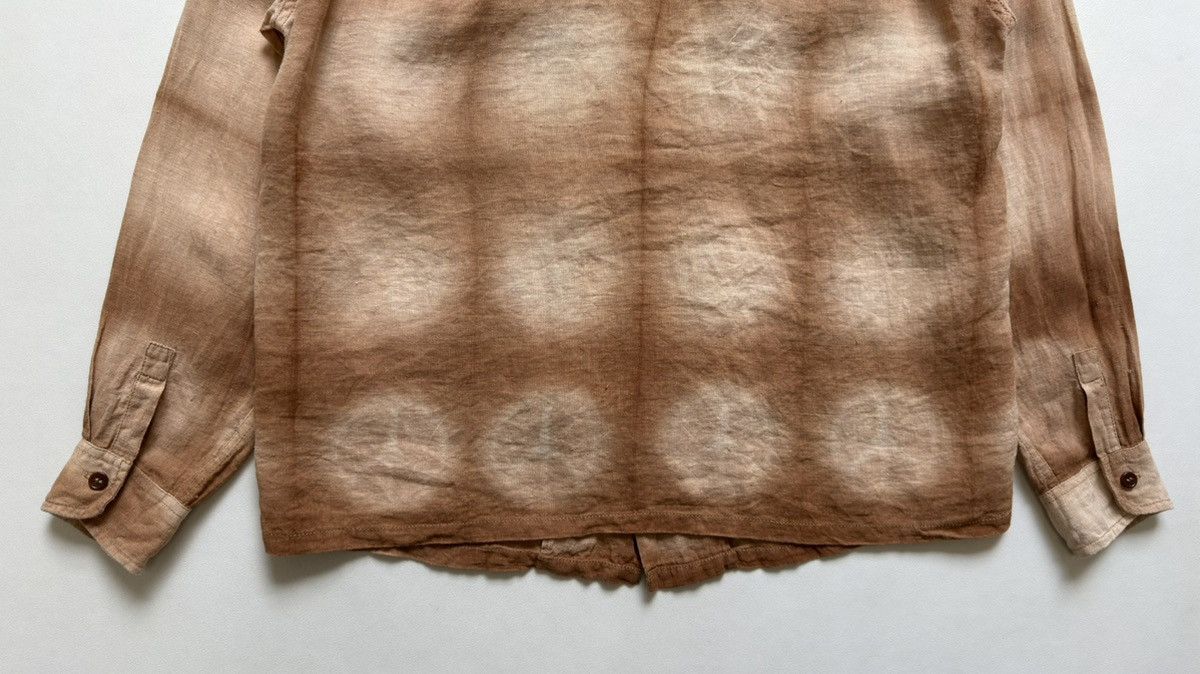 Story Mfg. Brown/Beige ‘Peace Tie Dye’ Print Shirt Size US S / EU 44-46 / 1 - 16 Thumbnail