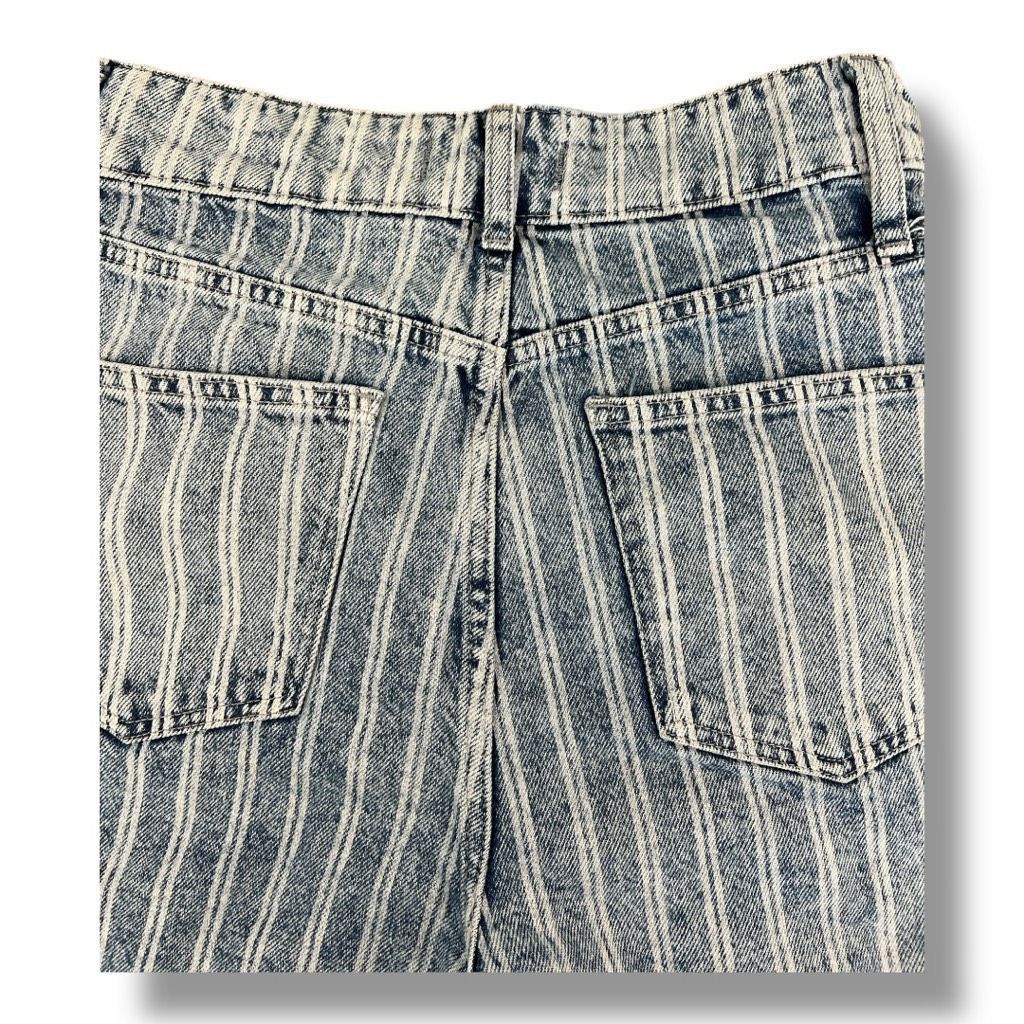 Free People Free People Dogtown Pleated Stripes High Rise Shorts Size 29 Size 29" - 5 Thumbnail