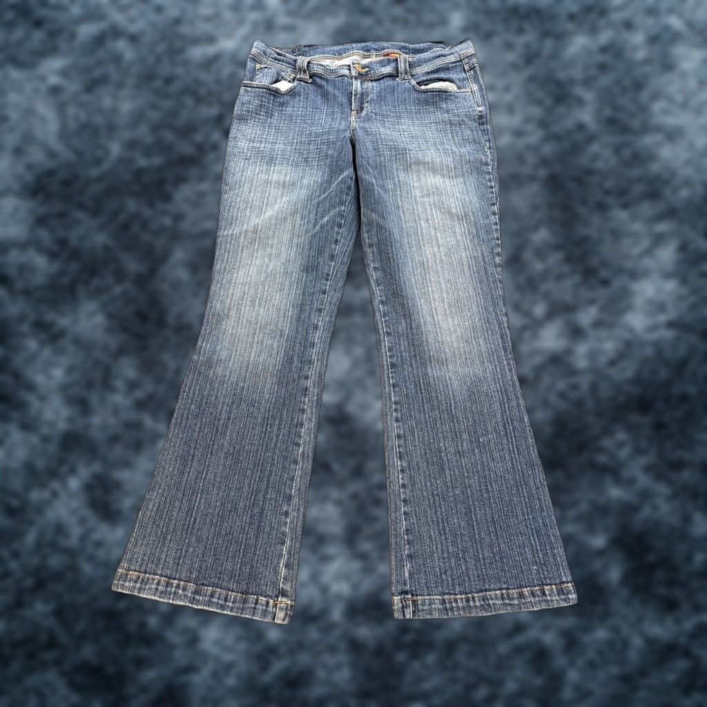 Vintage VINTAGE Bongo Jeans Bootcut 34 34x30 Med Wash Pockets Blue Denim Womens Size 24" / US 00 / IT 34 - 1 Thumbnail