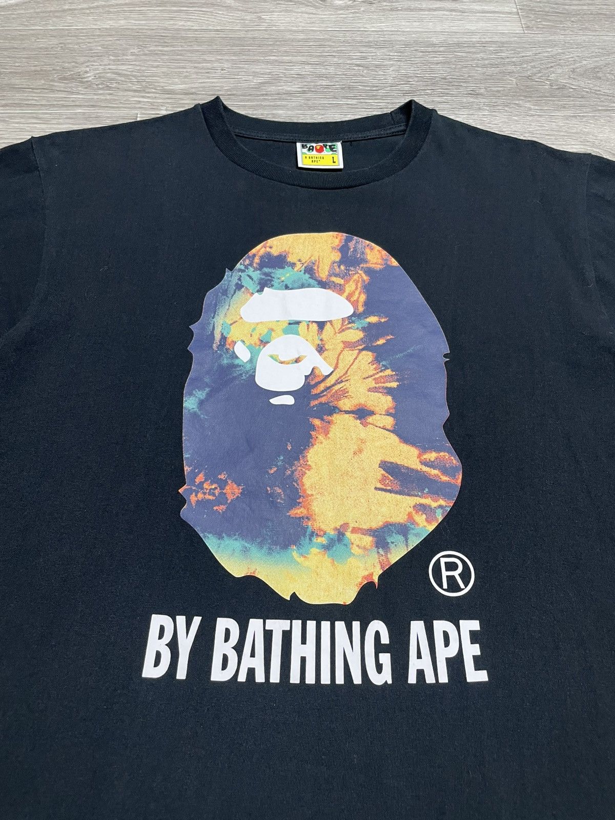 Bape Bape Tie Dye By Bathing Ape Black T-Shirt Size US L / EU 52-54 / 3 - 4 Thumbnail