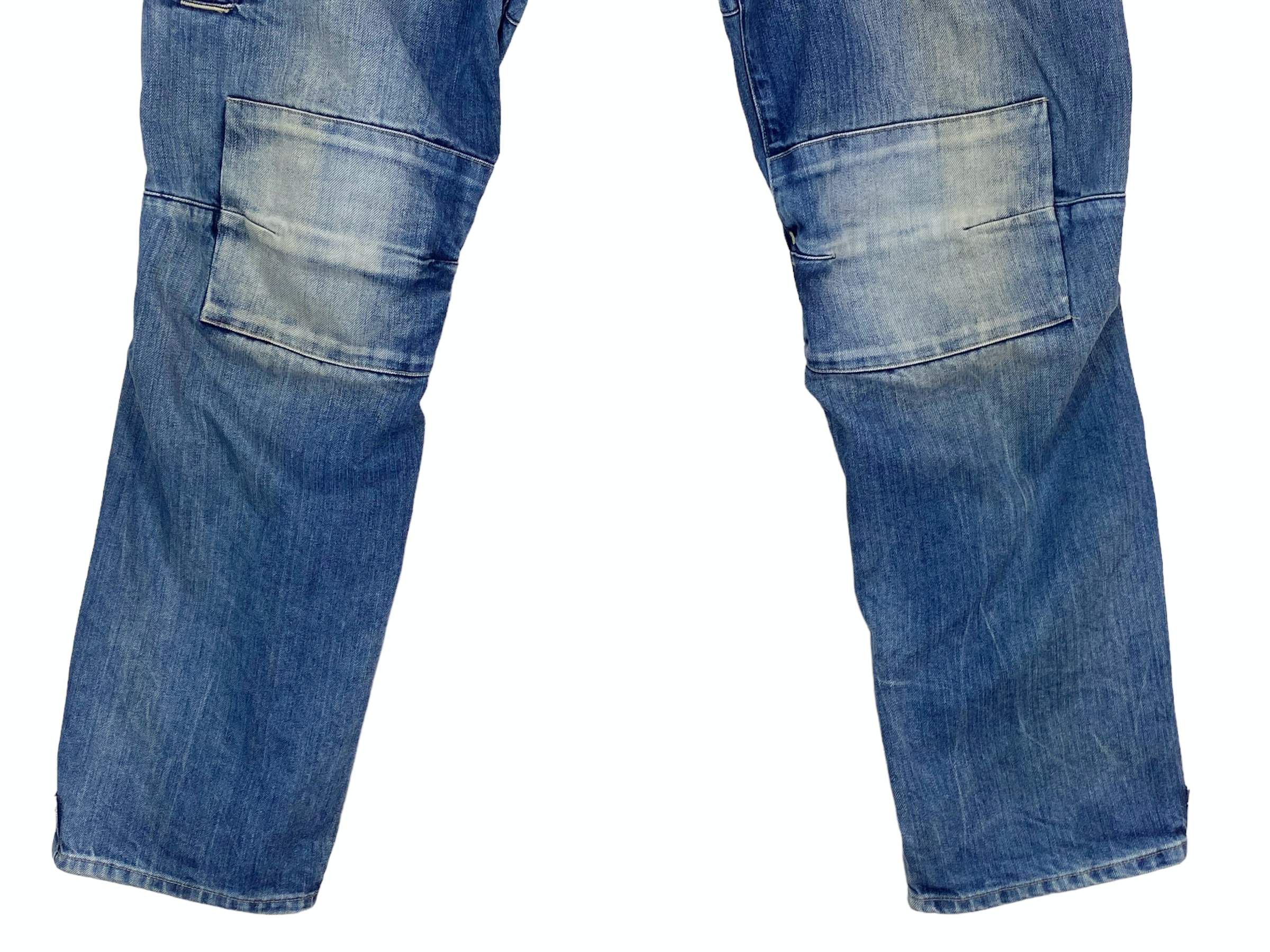 G-Star GStar Jeans Double Knee Distressed Jeans Pants Size US 31 - 5 Thumbnail
