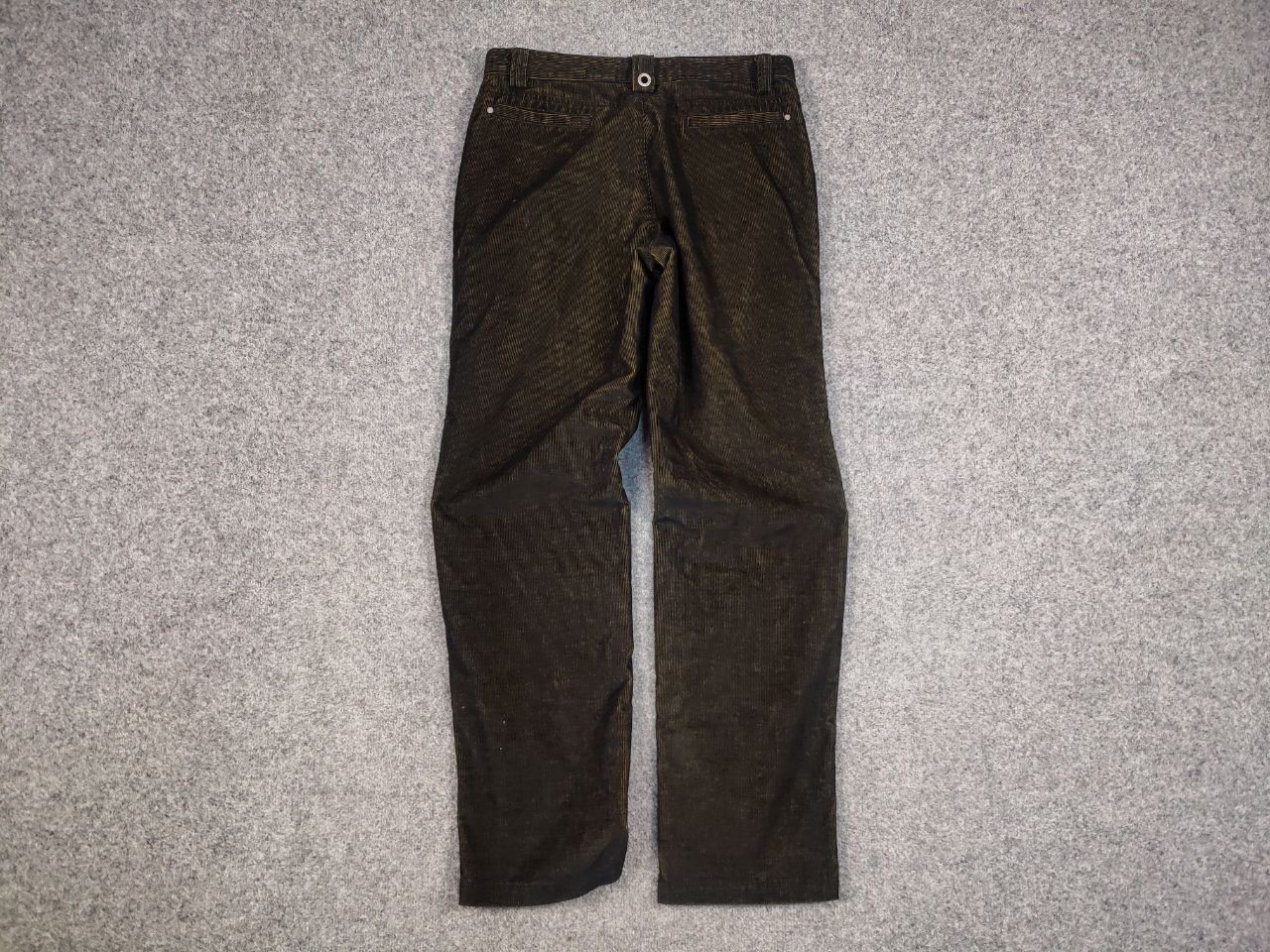 Versace 🔥 Vintage 90's Versace Corduroy Gradient fabric Zip Pants Size US 34 / EU 50 - 12 Thumbnail