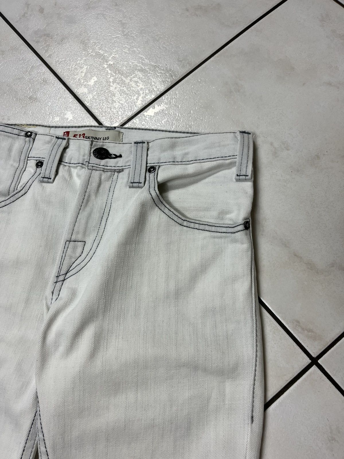 Designer × Levi's × Vintage Vintage Levi’s 513 skinny leg zip pockets denim jeans pants Size US 30 / EU 46 - 6 Thumbnail