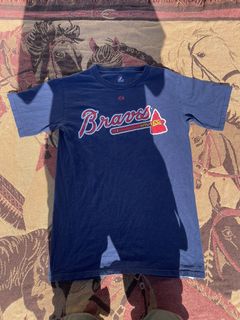 CustomCat Atlanta Braves Vintage MLB Tie Dye T-Shirt SpiderRed / L