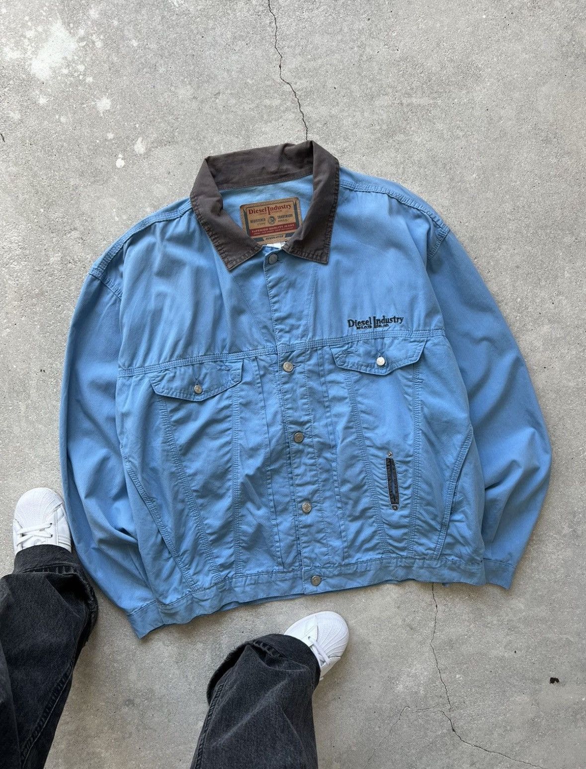 Diesel Vintage Diesel Denim Jacket Size US XL / EU 56 / 4 - 1 Thumbnail