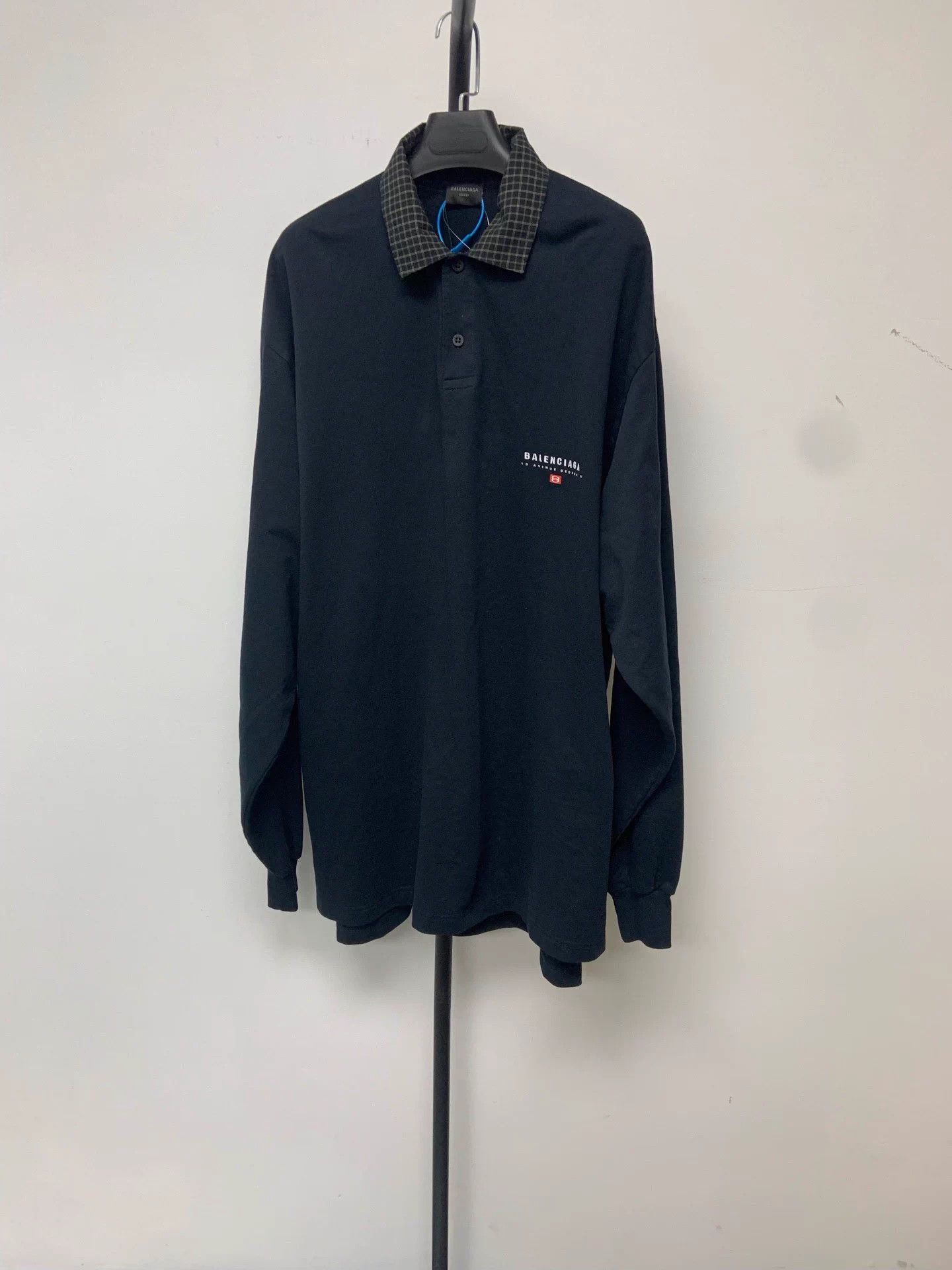 Balenciaga Balenciaga Men's Faded Black Regular Polo 2 Near New Size US M / EU 48-50 / 2 - 1 Thumbnail