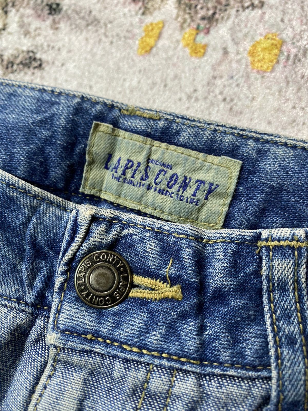 Hysteric Glamour × Japanese Brand × Tornado Mart Japanes Flare LapisContyHagi Jeans Inspired Hysteric Glamour Size 27" / US 4 / IT 40 - 5 Thumbnail
