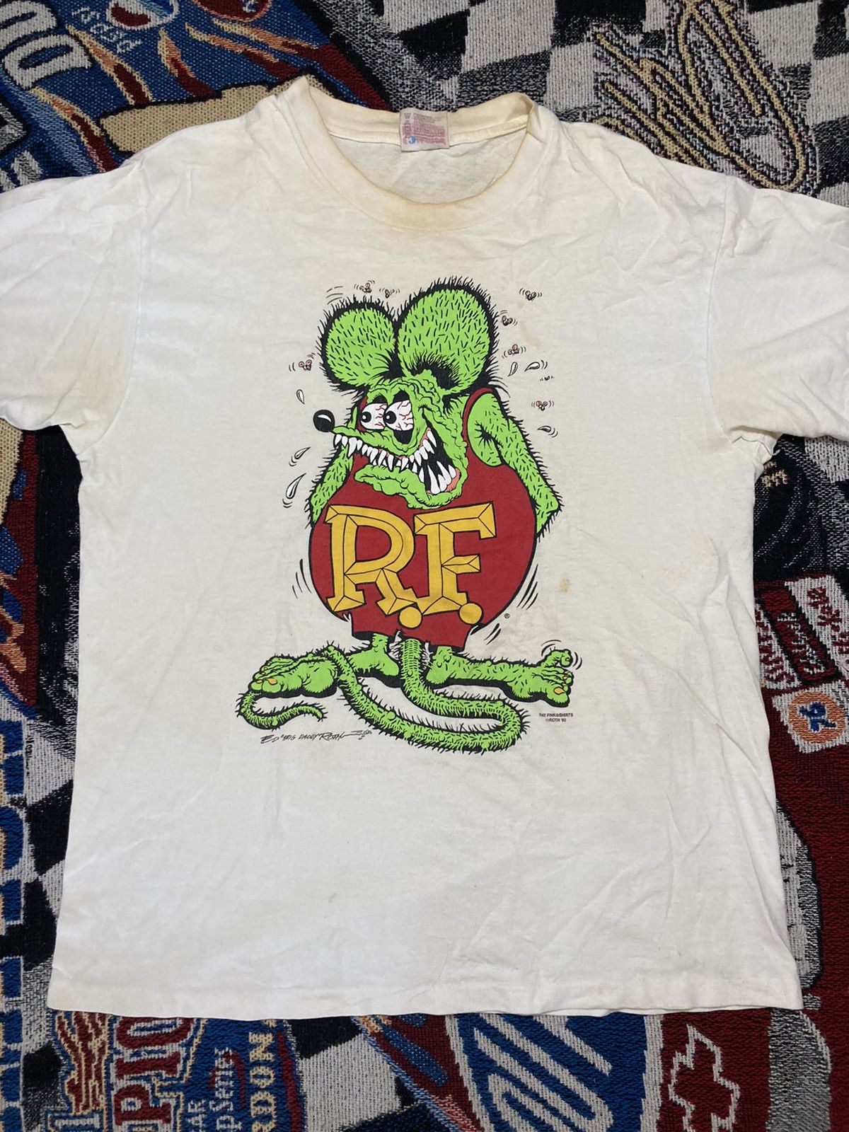 Hanes × Streetwear × Vintage Rat Fink 90s VTG Ed Roth Big Daddy 