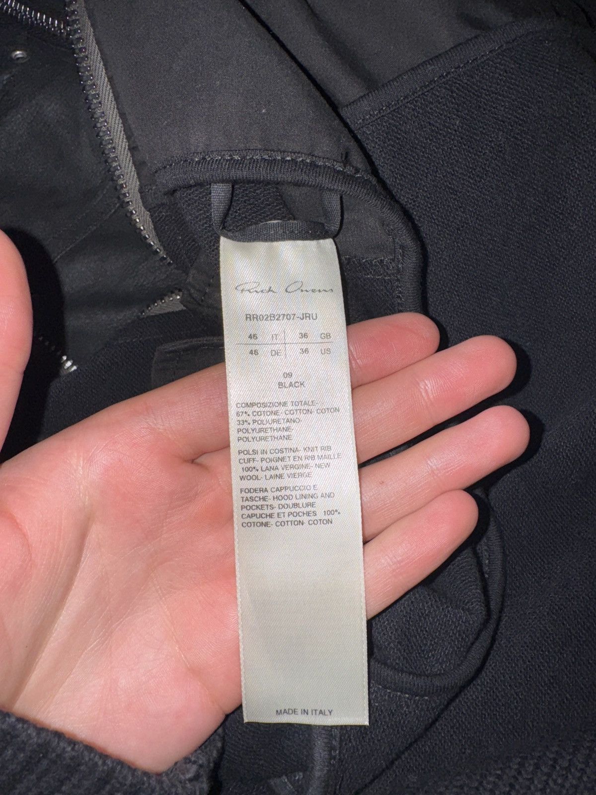 Rick Owens Rick Owens SS18 “Dirt” Coated Cotton Hooded Jacket Size US S / EU 44-46 / 1 - 8 Thumbnail
