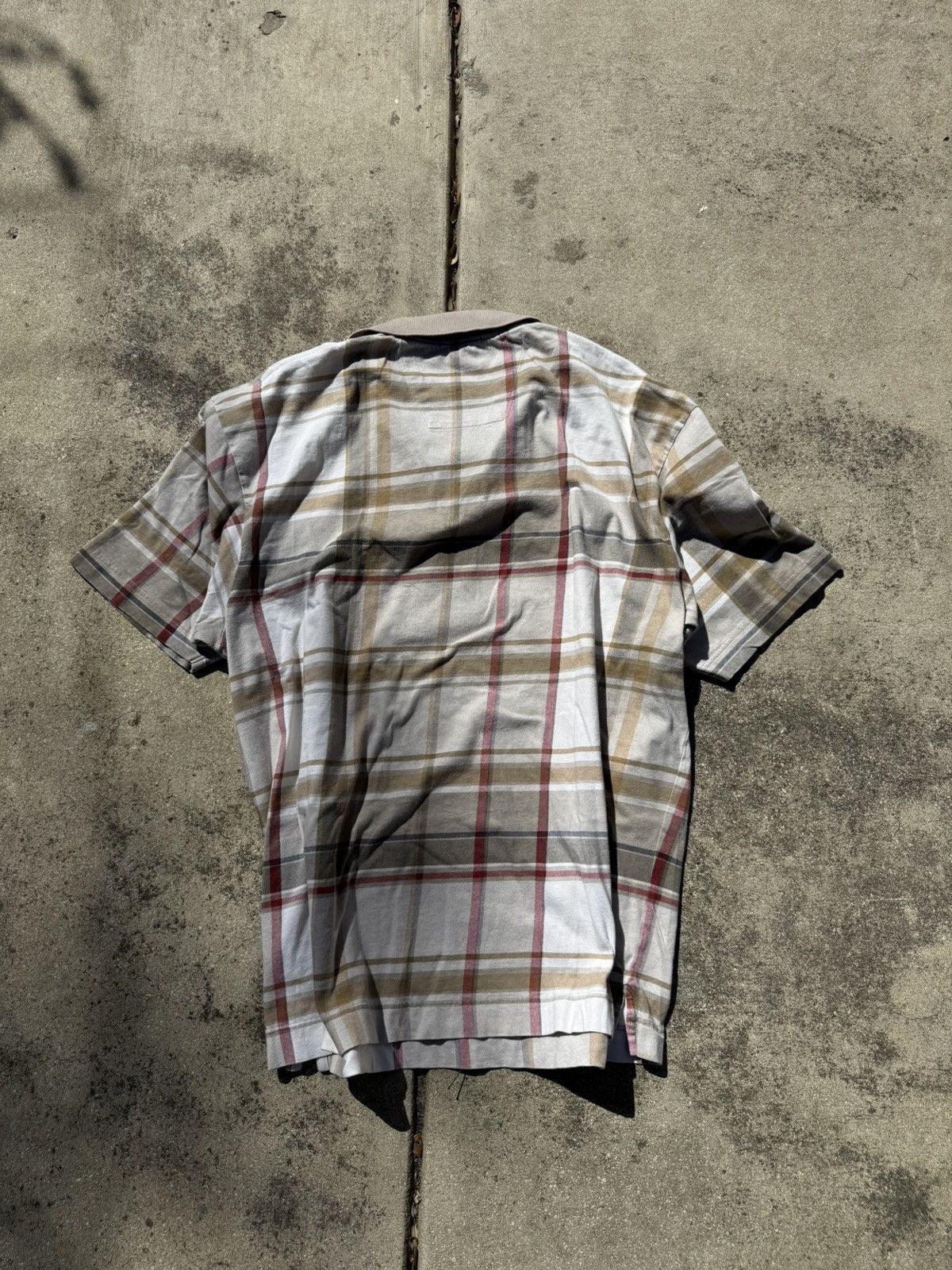 Nautica × Polo Ralph Lauren × Vintage Vintage 90s Y2K Nautica Plaid Polo shirt Size XL Size US XL / EU 56 / 4 - 2 Thumbnail