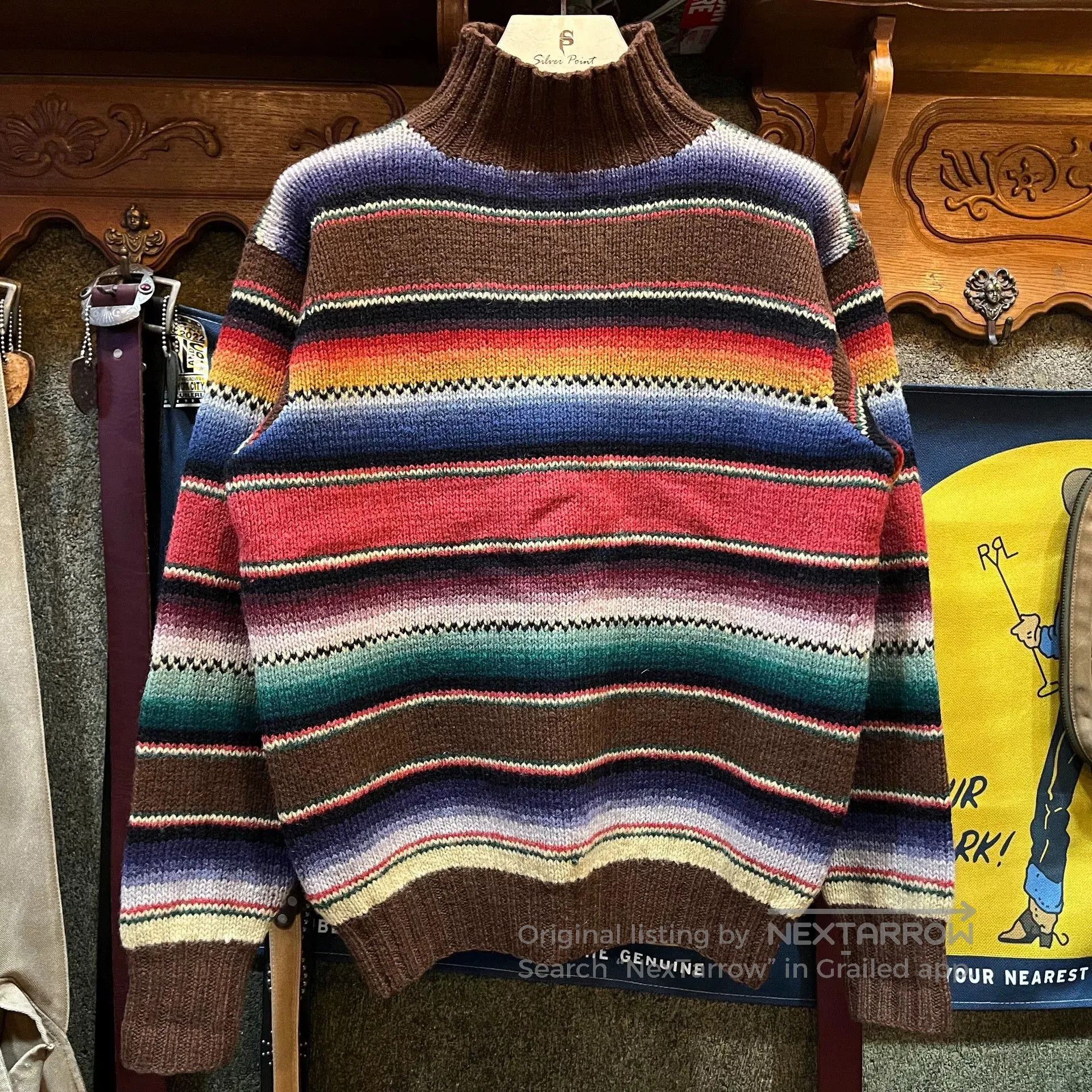 RRL Ralph Lauren colorful striped wool sweater by Ralph Lauren. Size US S / EU 44-46 / 1 - 1 Thumbnail