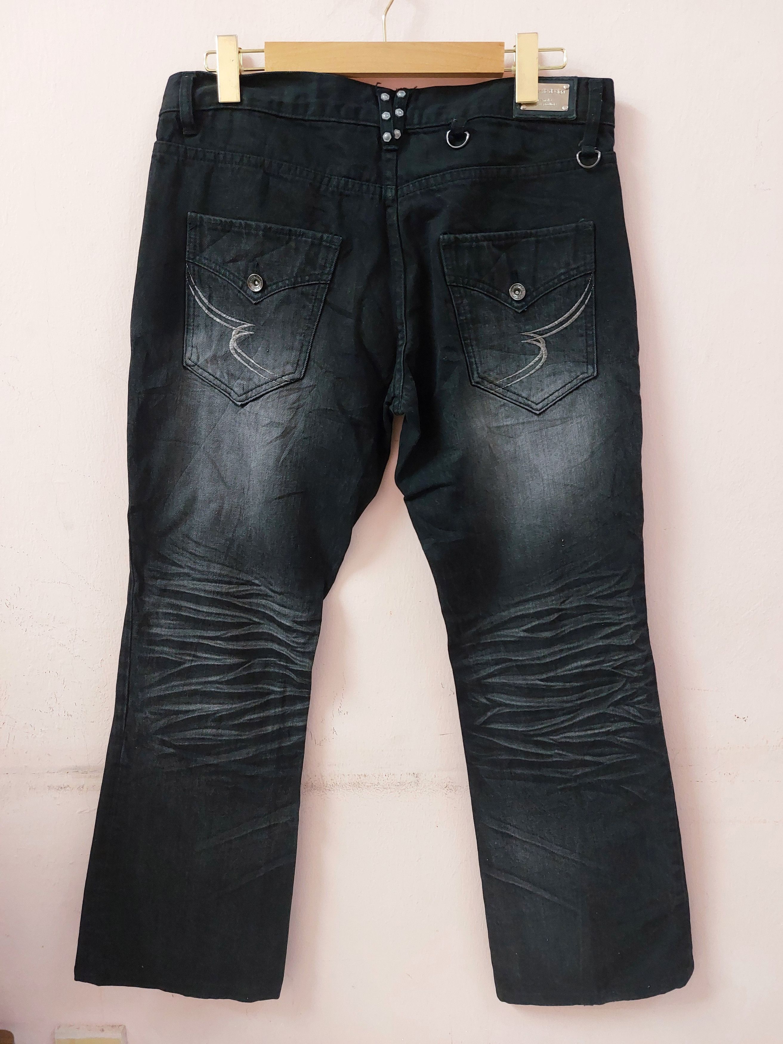 semanticdesign Flare Jeans Semantic Design Black Boot Cut Size US 34 / EU 50 - 21 Thumbnail