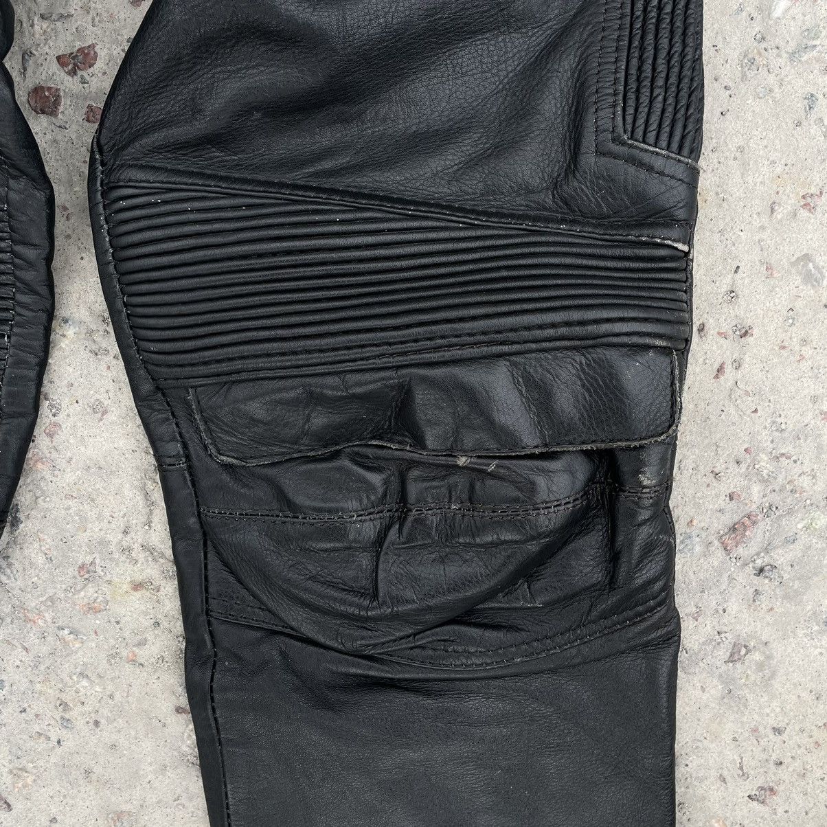 Vintage Vintage Moto Leather Pants Uvex 48 Size 90s Y2K USA Size US 30 / EU 46 - 4 Thumbnail