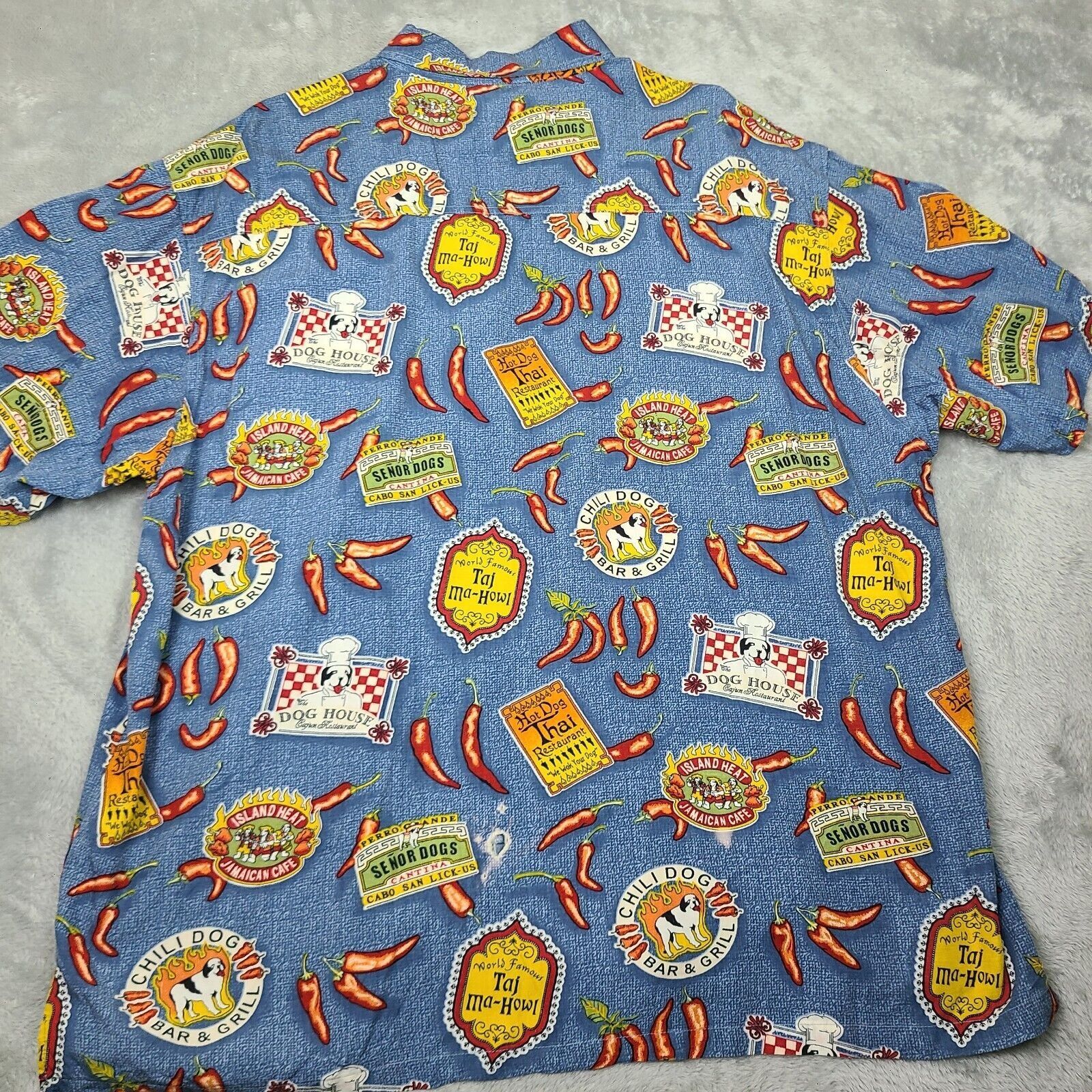 Big Dogs Authentic Big Dogs Shirt Men's X-Large Hot Dog Thai Chili Se Size US XL / EU 56 / 4 - 8 Thumbnail