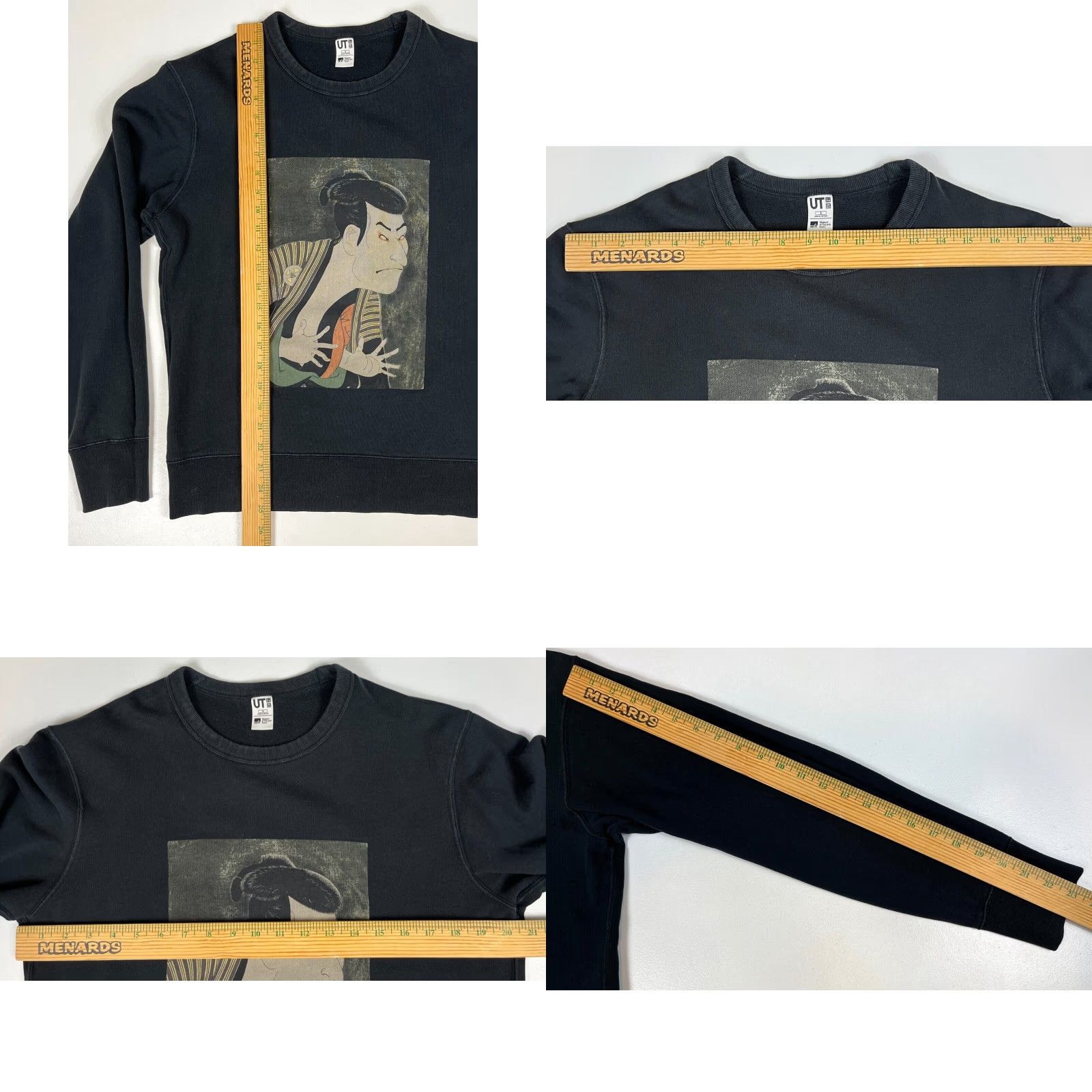 Uniqlo Uniqlo Museum of Fine Arts Boston Crewneck Sweatshirt unisex Adults Small Black Cotton Graphic Print Sweatshirt Size US S / EU 44-46 / 1 - 8 Thumbnail