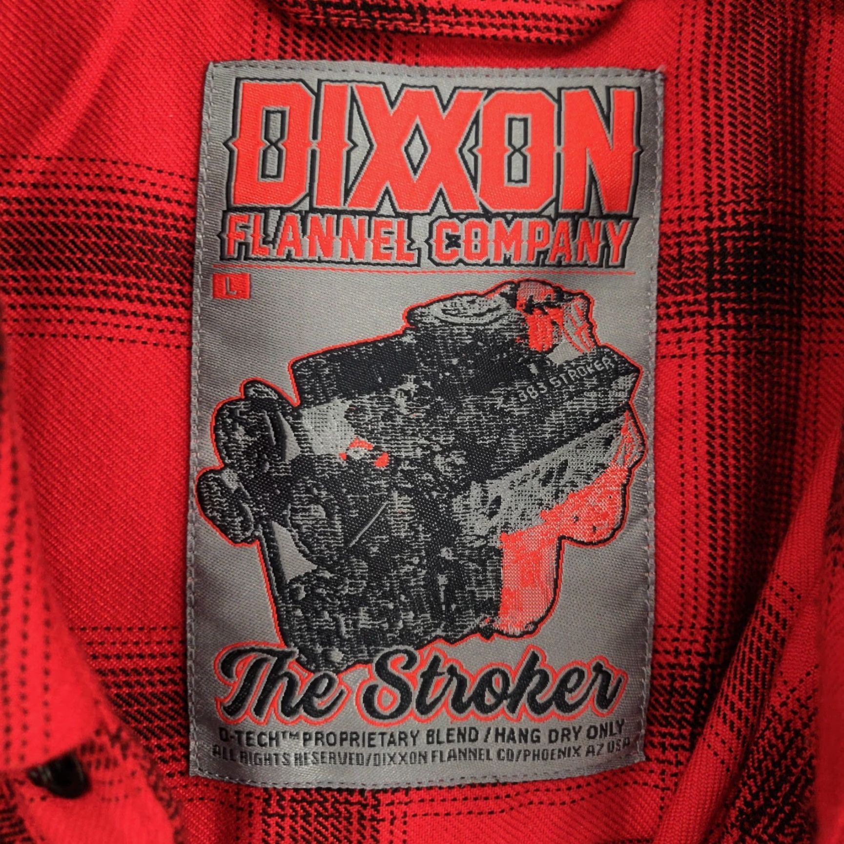 Vintage Dixxon The Stroker Shirt Mens L Red Plaid Long Sleeve Button-Up Pocket Snap Size US L / EU 52-54 / 3 - 2 Thumbnail