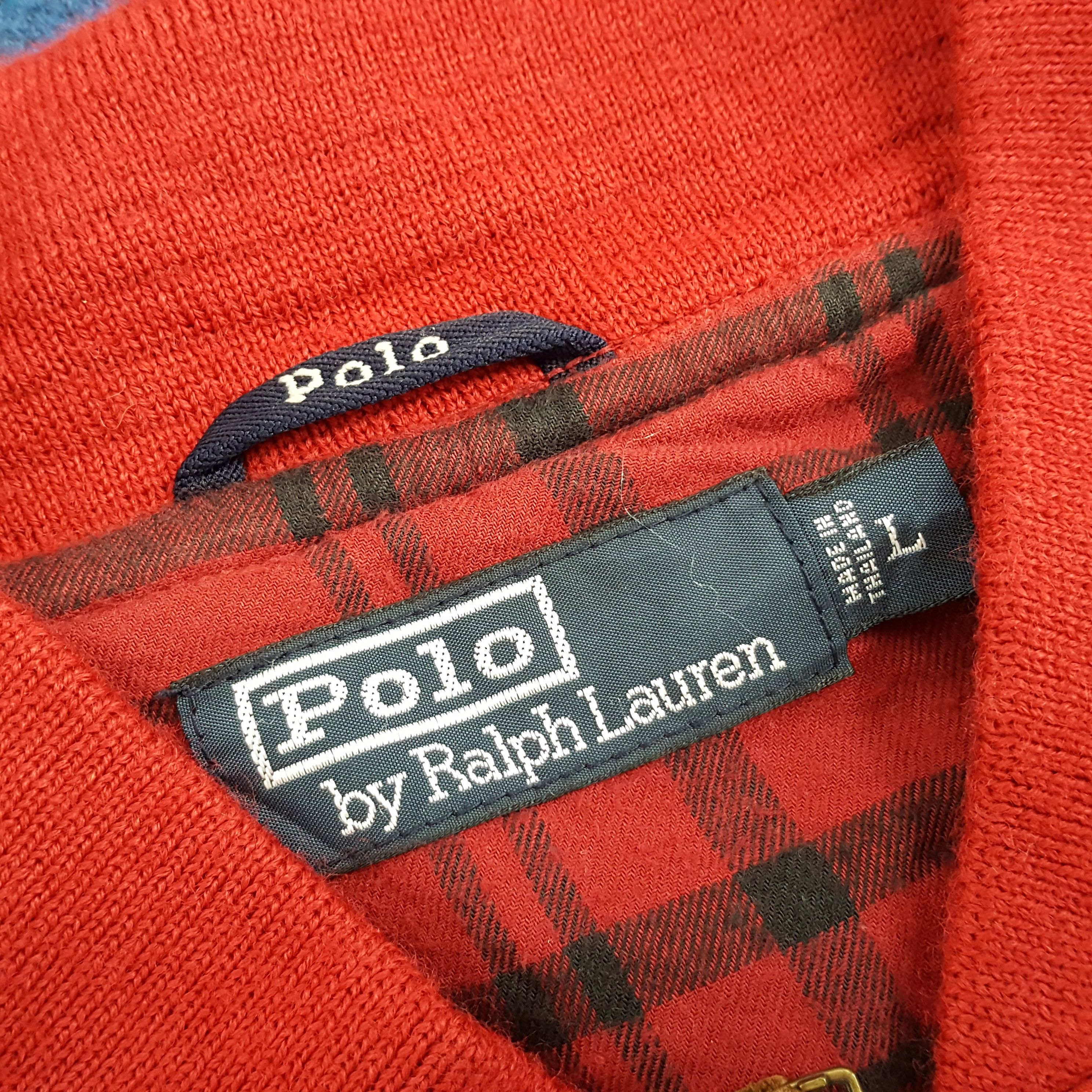 Polo Ralph Lauren Vintage Polo by Ralph Lauren Half Zipper Jacket C133N7 Size US XXL / EU 58 / 5 - 5 Thumbnail