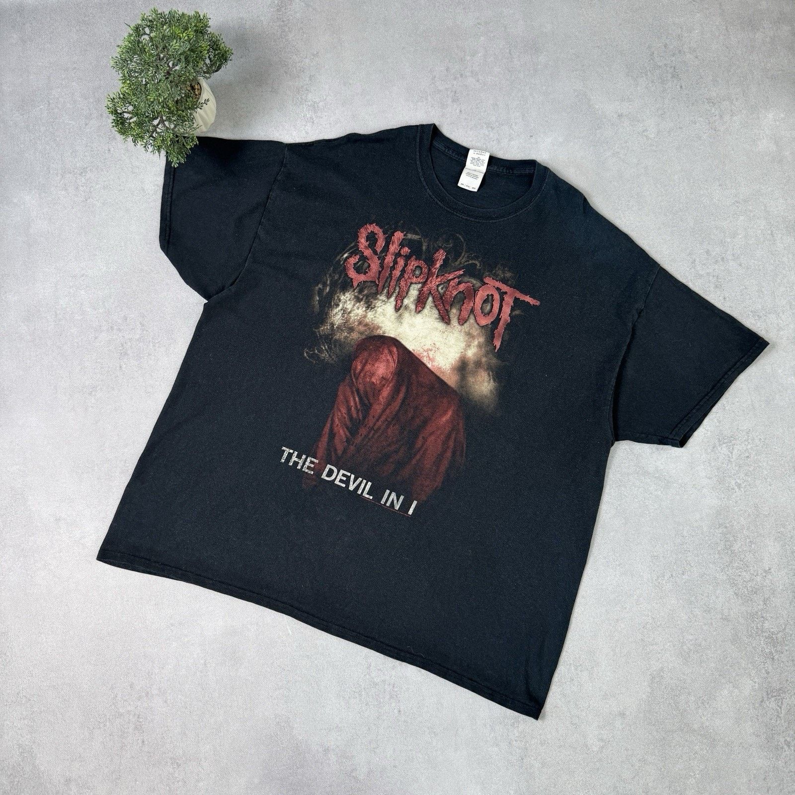 Slipknot The Devil In I Band T Shirt Size XXL Faded Black