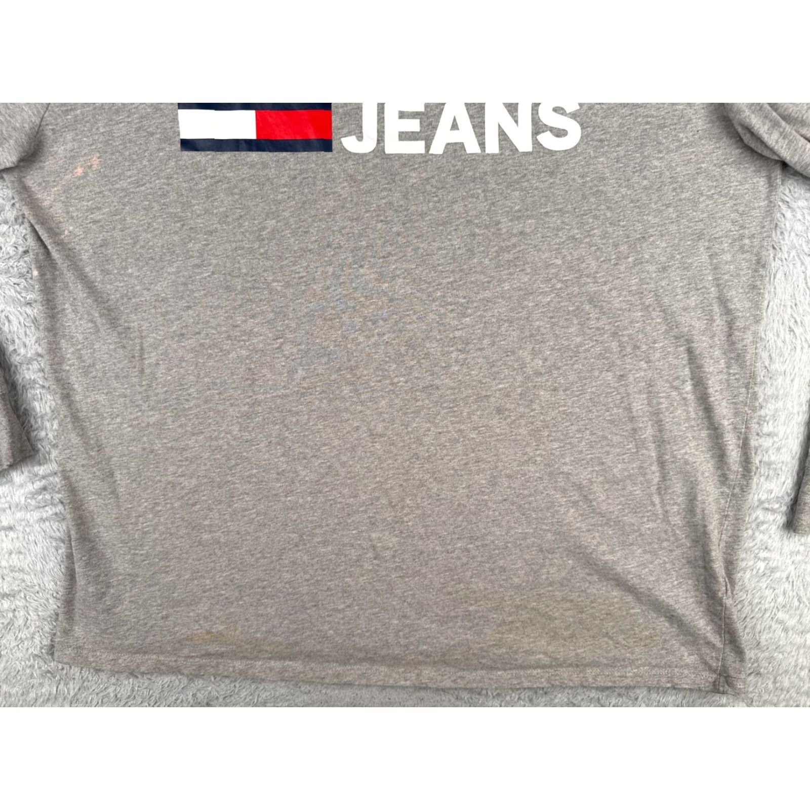 Tommy Hilfiger Tommy Hilfiger Shirt Men XL Gray Long Sleeve 100% Cotton Jersey Crew Neck Classic Size US XL / EU 56 / 4 - 5 Thumbnail